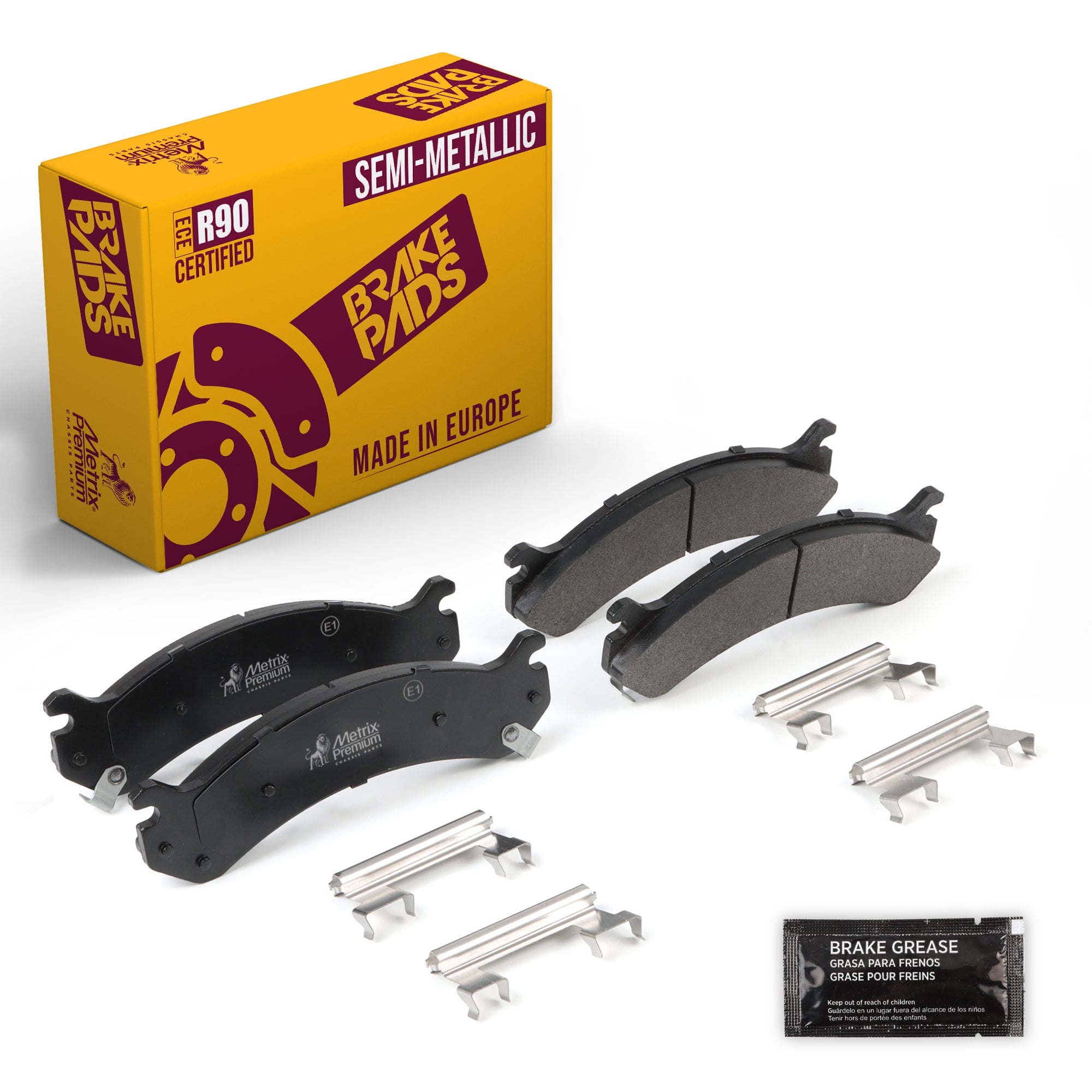 Metrix Premium Front Disc Brake Pad Set 94060MS OEM fit auto parts