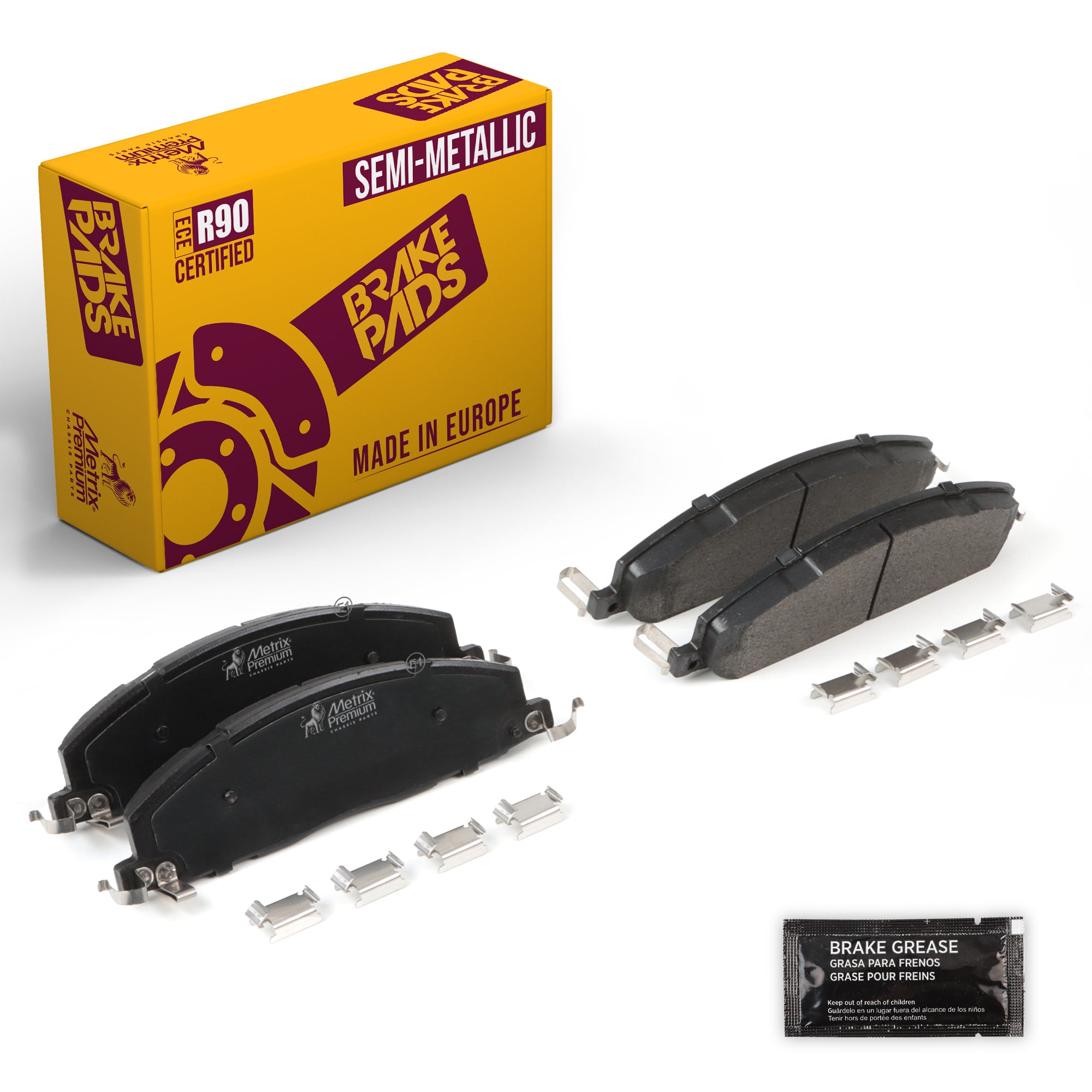Metrix Premium Rear Disc Brake Pad Set 94062MS OEM fit auto parts
