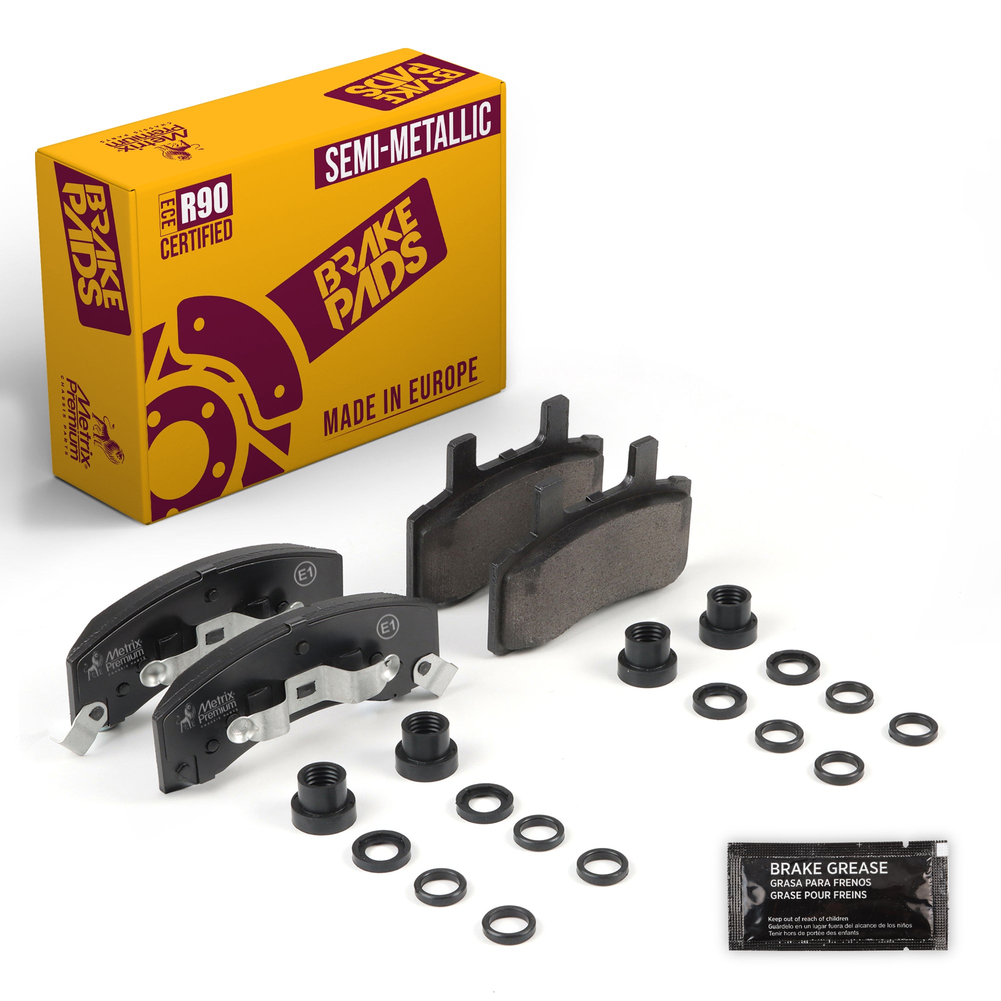 Metrix Premium Front Disc Brake Pad Set 94065MS OEM fit auto parts