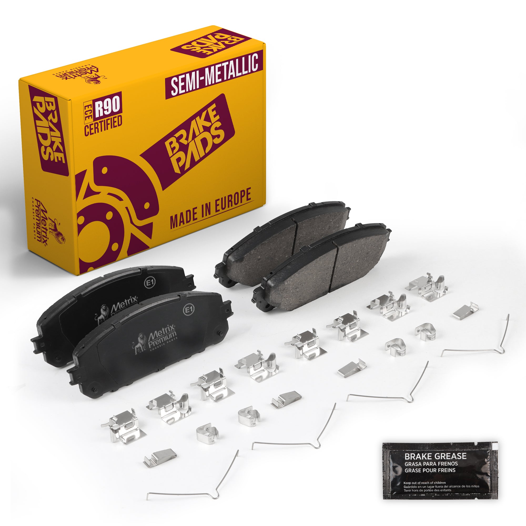 Metrix Premium Front Disc Brake Pad Set 94072MS OEM fit auto parts