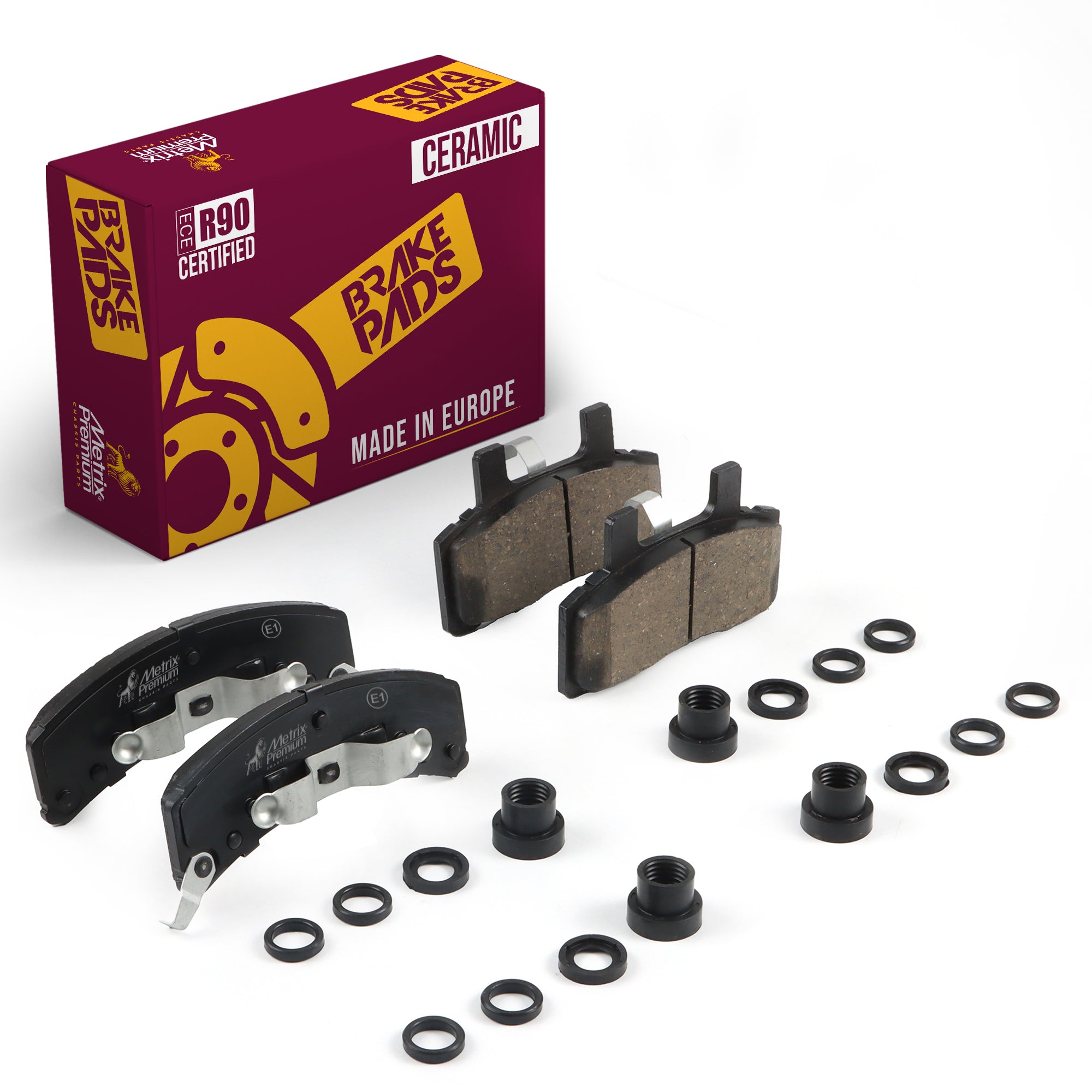 Metrix Premium Front Disc Brake Pad Set 94080MC OEM fit auto parts