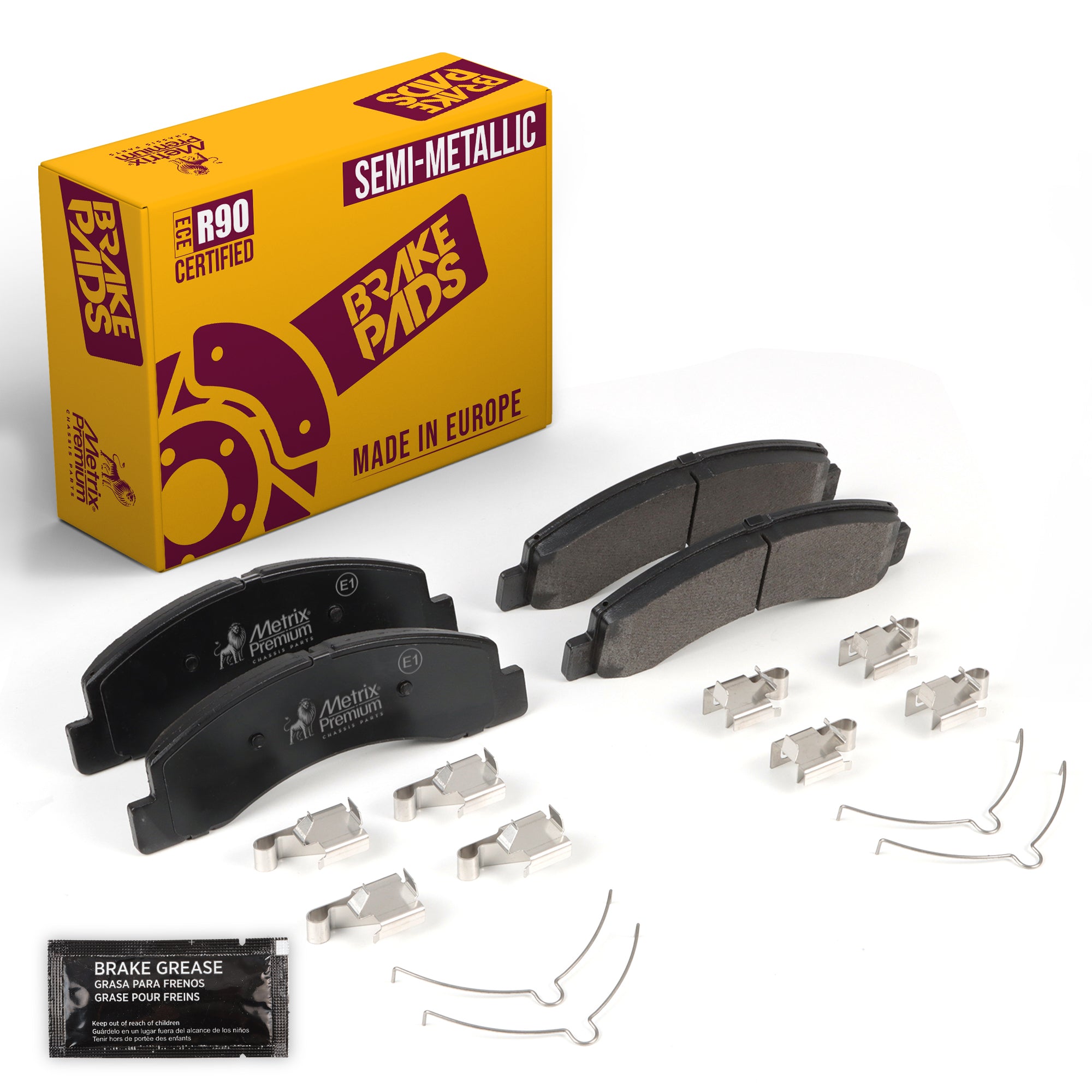 Metrix Premium Front Disc Brake Pad Set 94085MS OEM fit auto parts