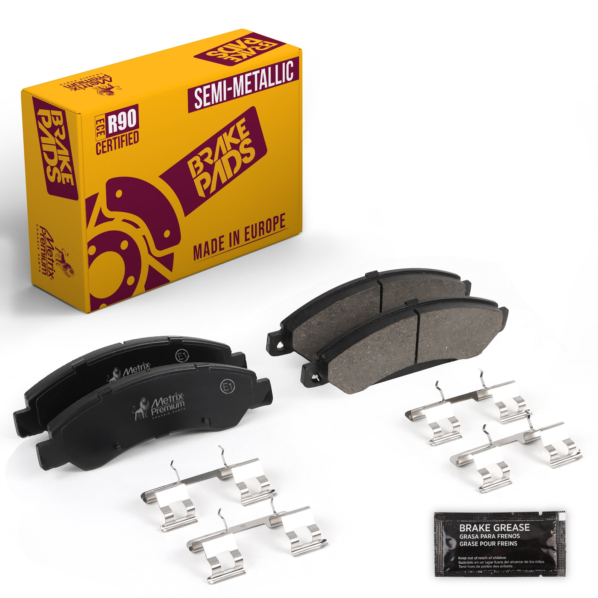 Metrix Premium Front Disc Brake Pad Set 94088MS OEM fit auto parts