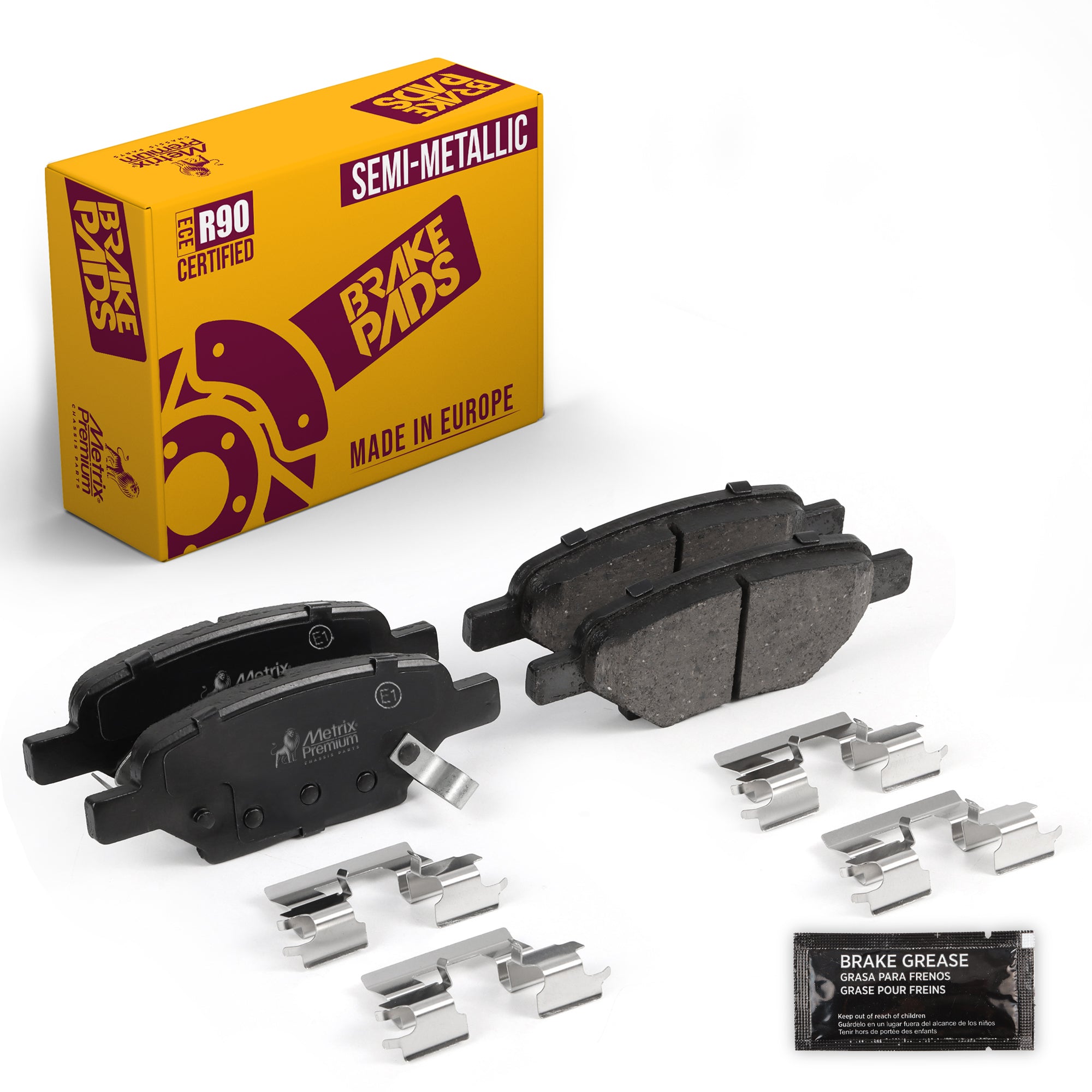 Metrix Premium Chassis Parts Rear Disc Brake Pad Set 94115MS OEM fit auto parts