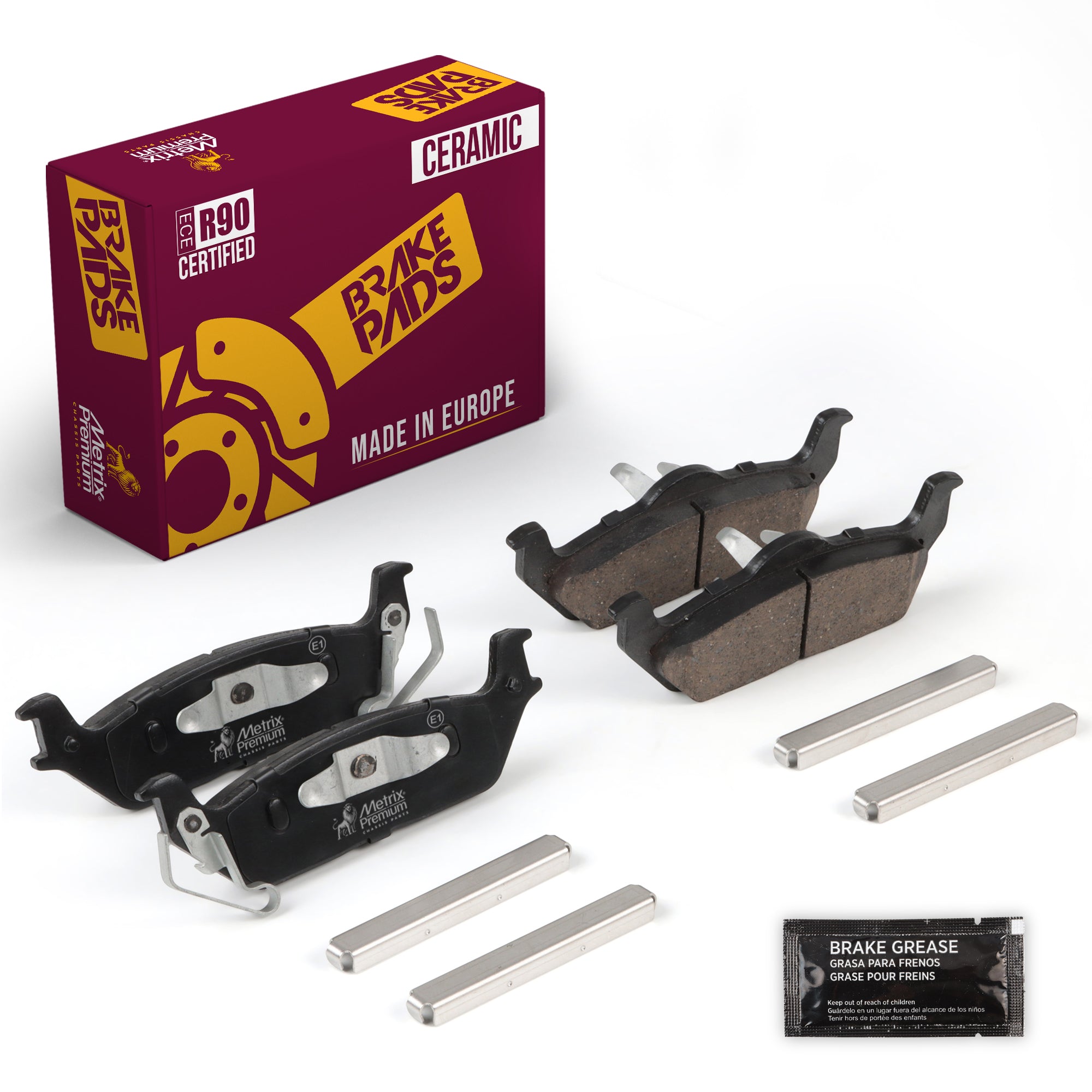 Metrix Premium Rear Disc Brake Pad Set 94119MC OEM fit auto parts