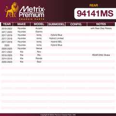 Metrix Premium Chassis Parts suspension steering brake parts