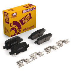 Metrix Premium Rear Semi-Metallic Disc Brake Pad Set 94145MS OEM fit auto parts