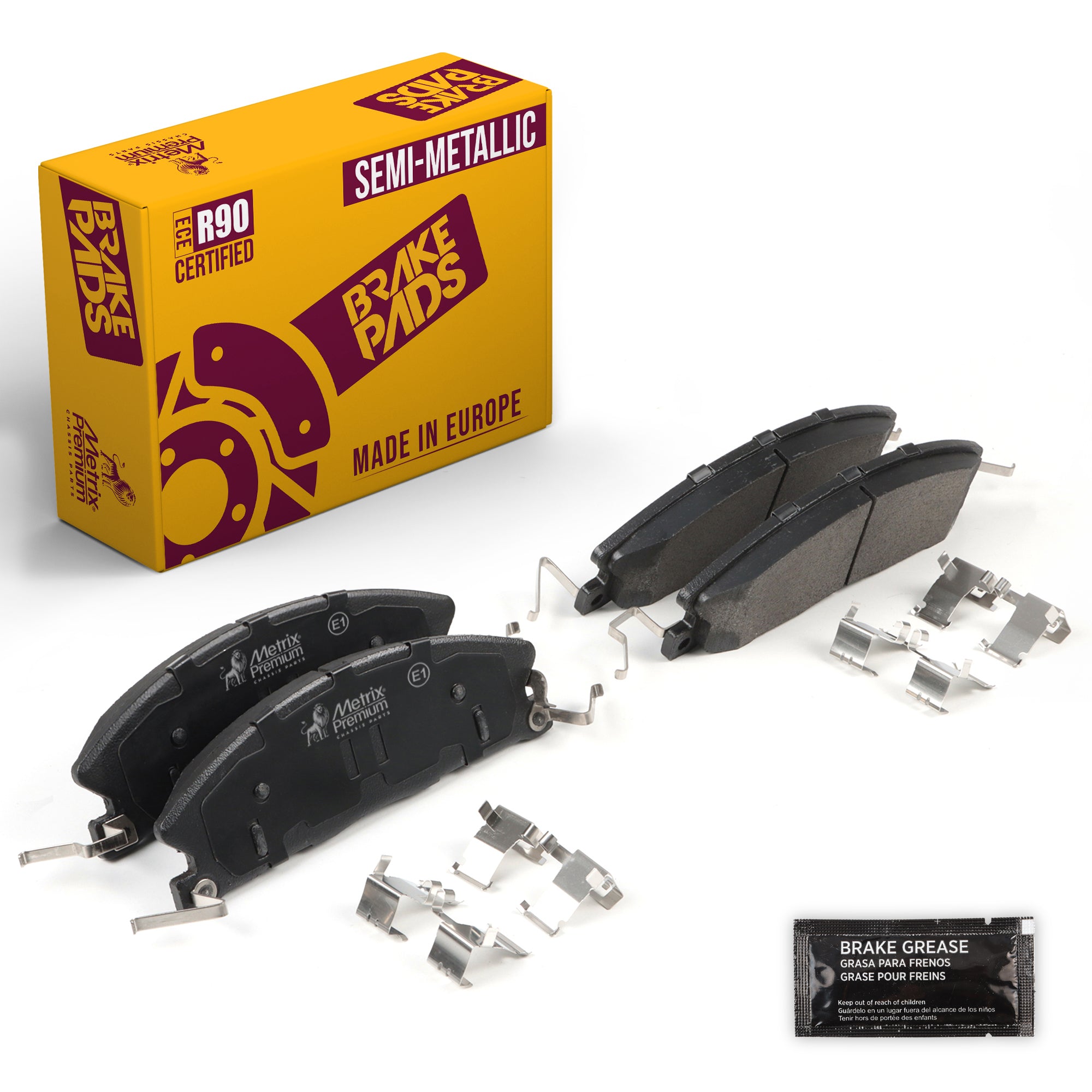 Metrix Premium Front Disc Brake Pad Set 94152MS OEM fit auto parts