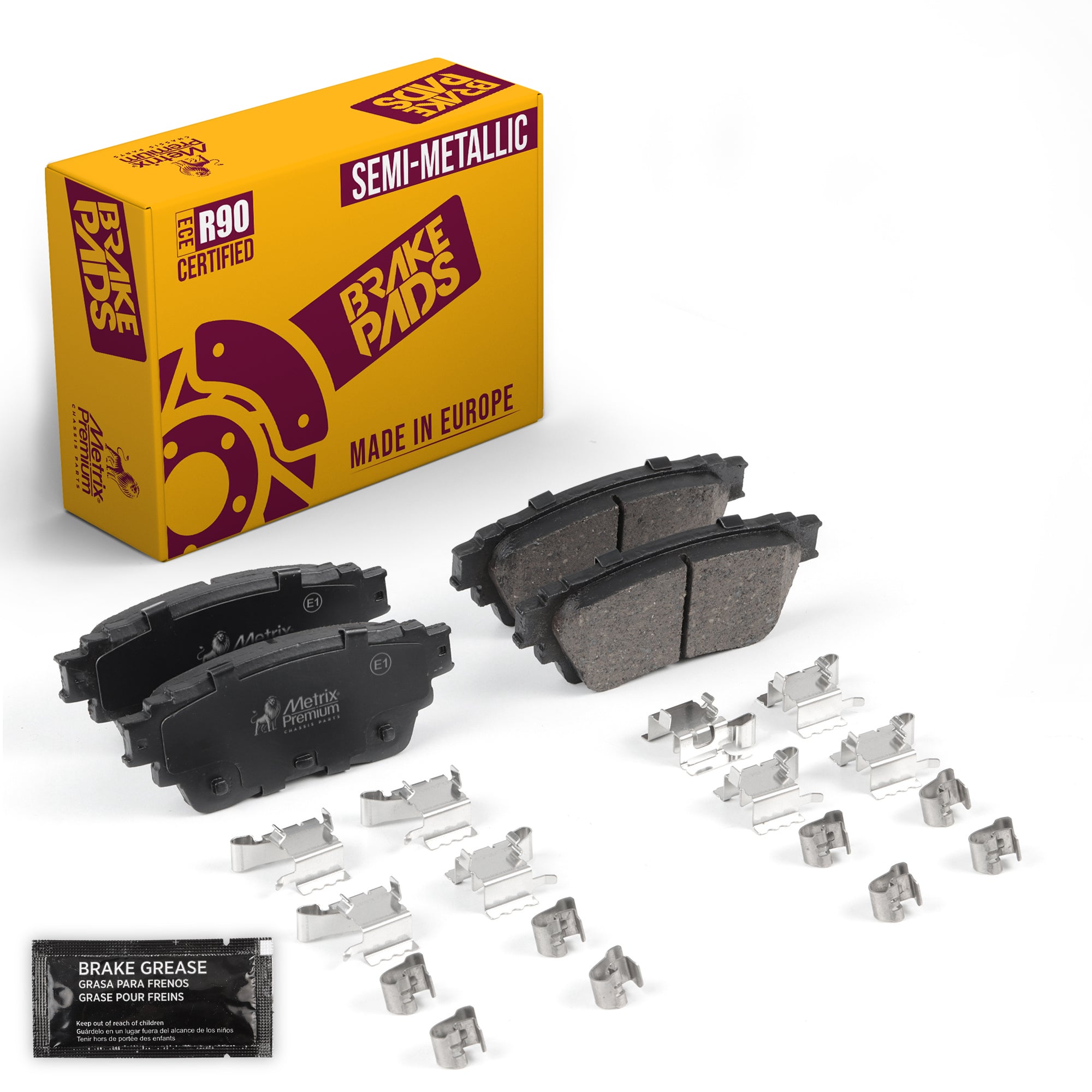 Metrix Premium Chassis Parts Rear Disc Brake Pad Set 94161MS OEM fit auto parts