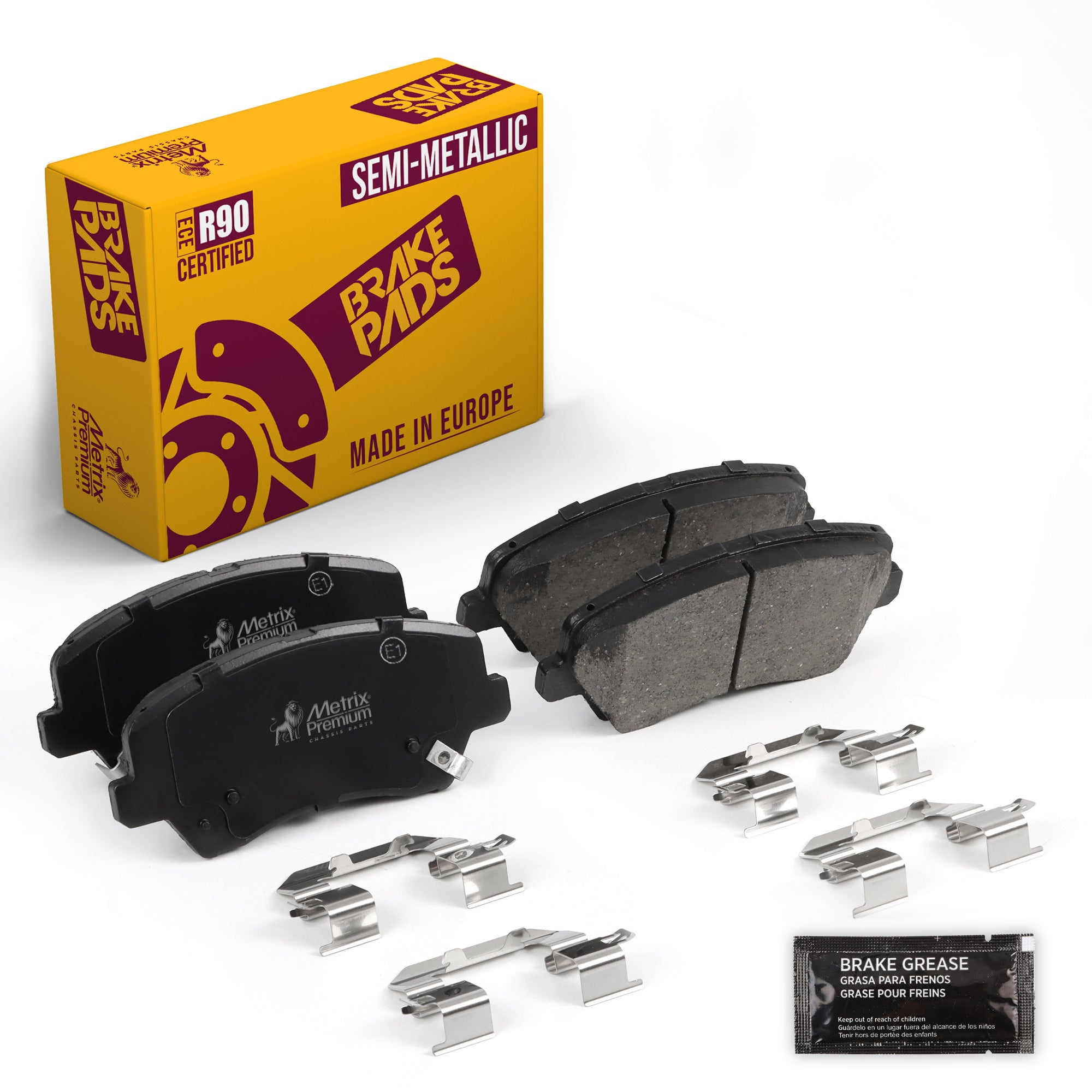 Metrix Premium Chassis Parts Front Disc Brake Pad Set 94164MS OEM fit auto parts