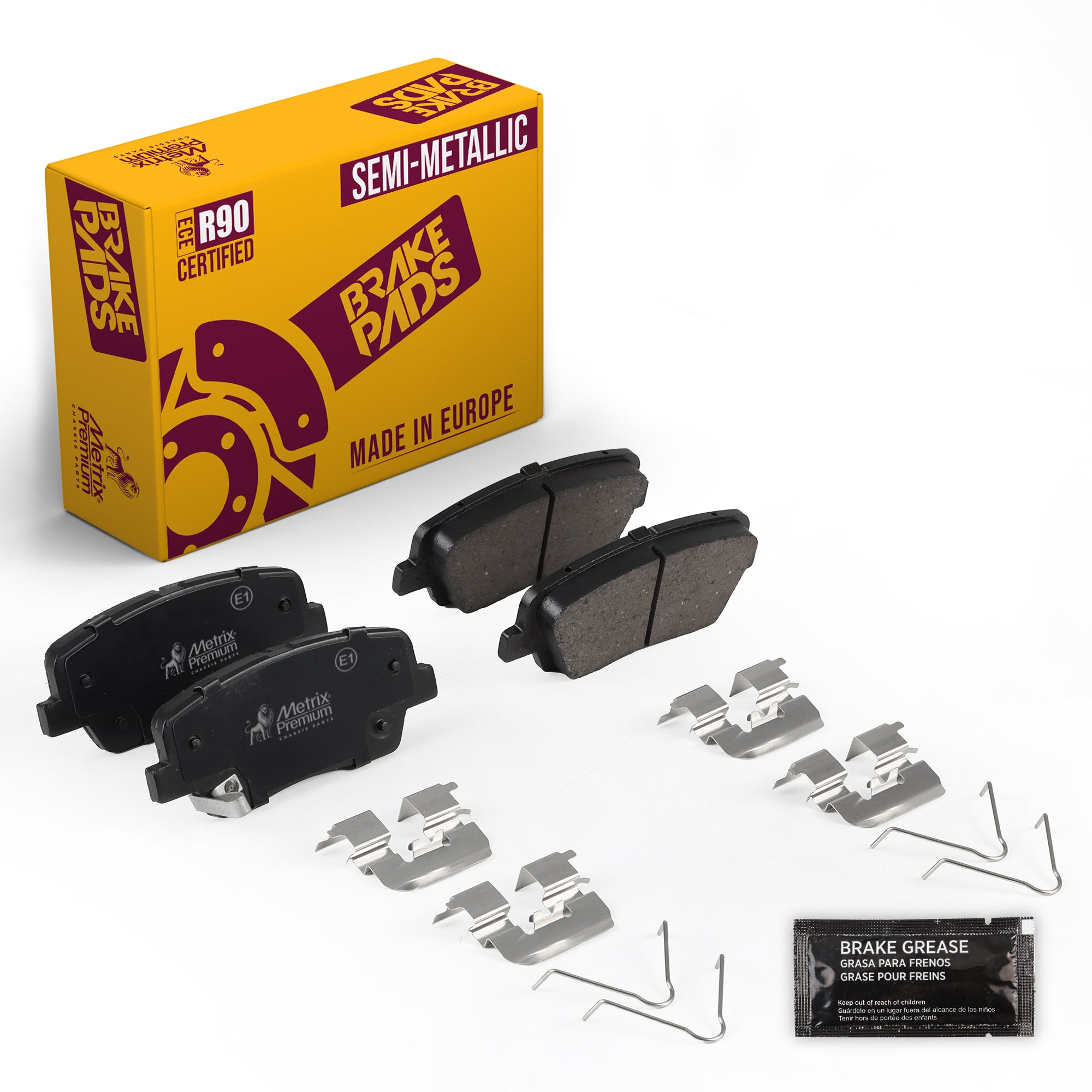 Metrix Premium Chassis Parts Rear Disc Brake Pad Set 94165MS OEM fit auto parts