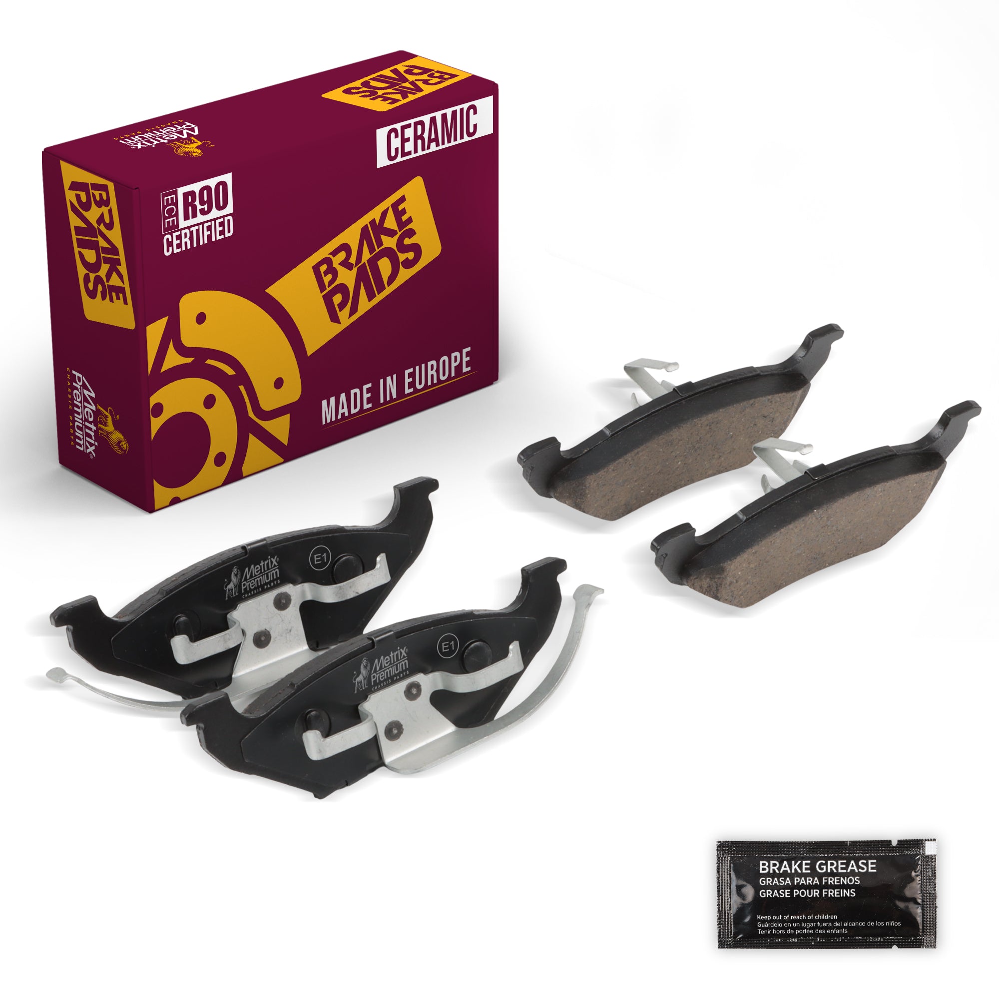 Metrix Premium Rear Disc Brake Pad Set 94171MC OEM fit auto parts