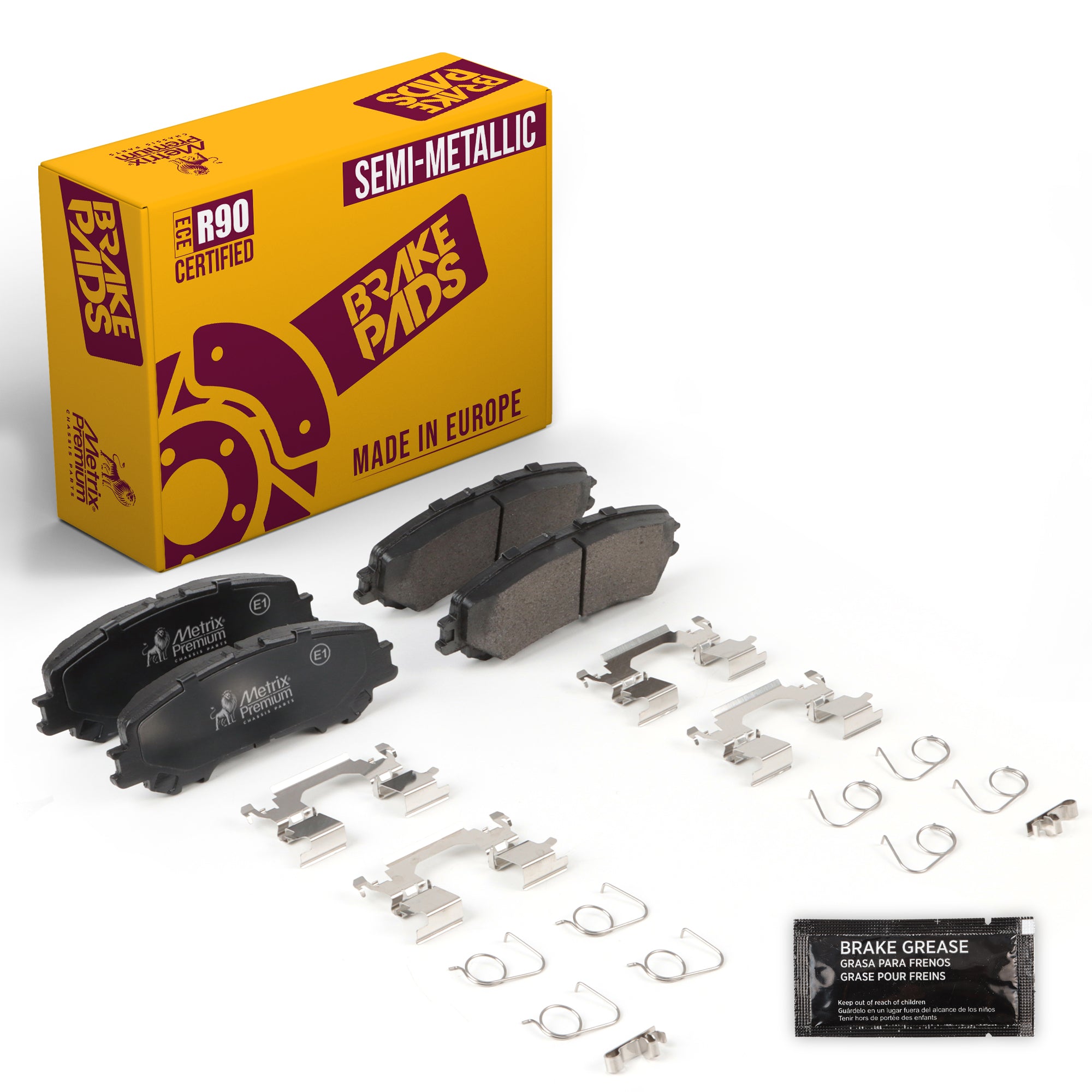 Metrix Premium Rear Disc Brake Pad Set 94173MS OEM fit auto parts