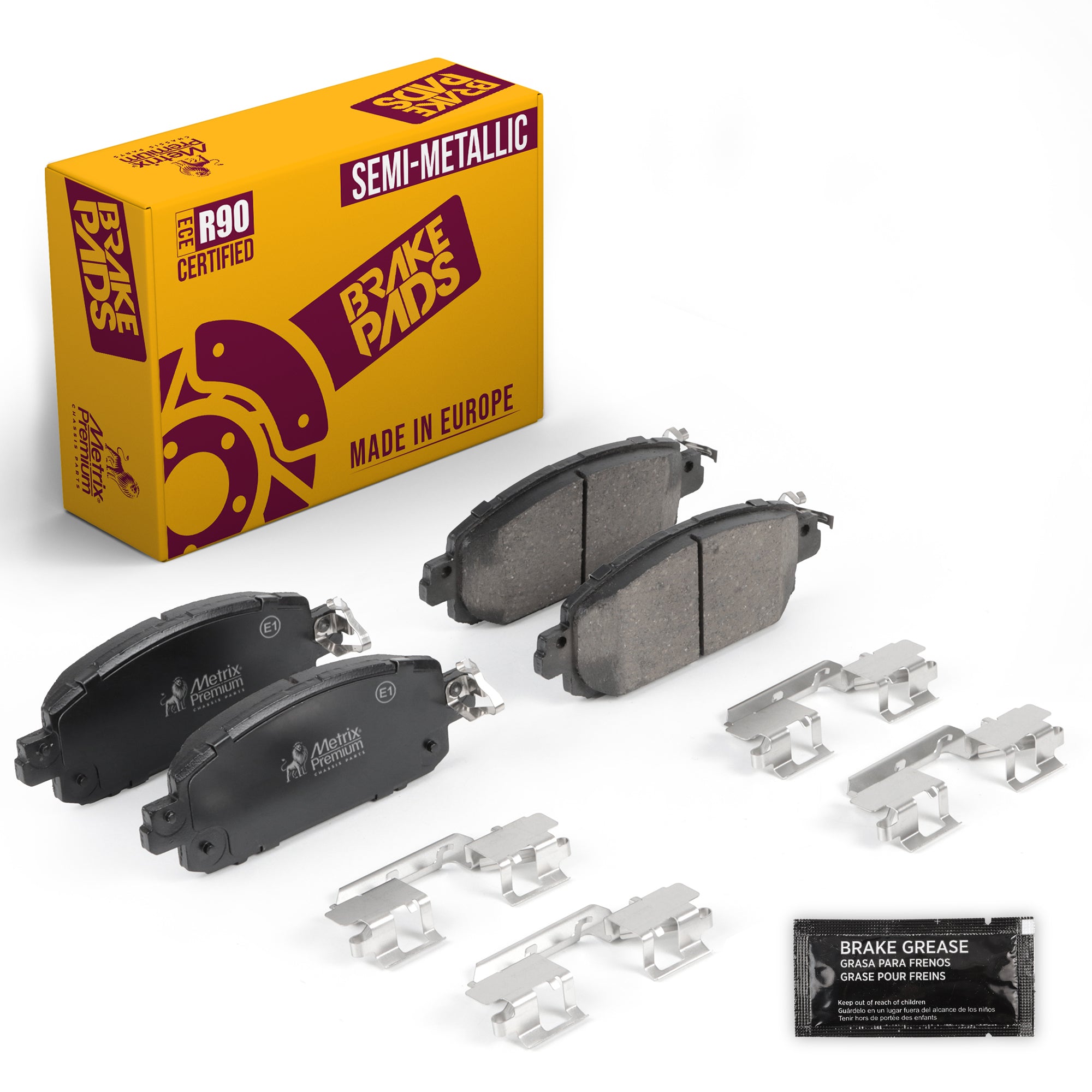 Metrix Premium Chassis Parts Front Disc Brake Pad Set 94175MS OEM fit auto parts