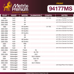 Metrix Premium Chassis Parts suspension steering brake parts