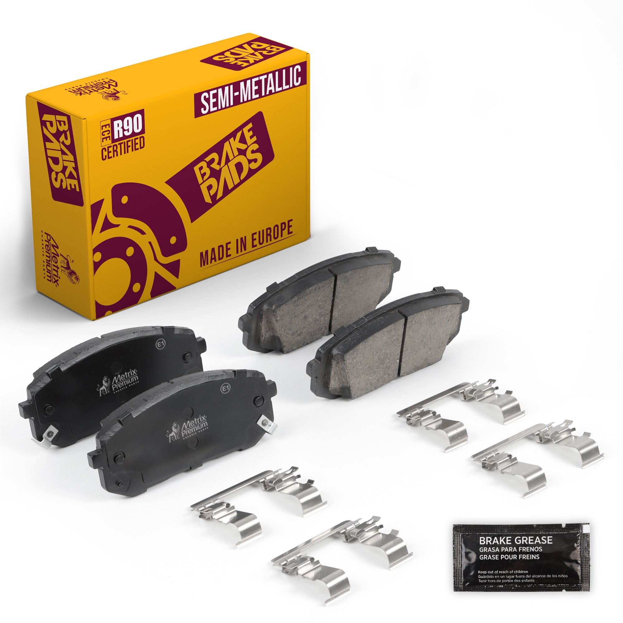 Metrix Premium Chassis Parts Front Disc Brake Pad Set 94275MS OEM fit auto parts