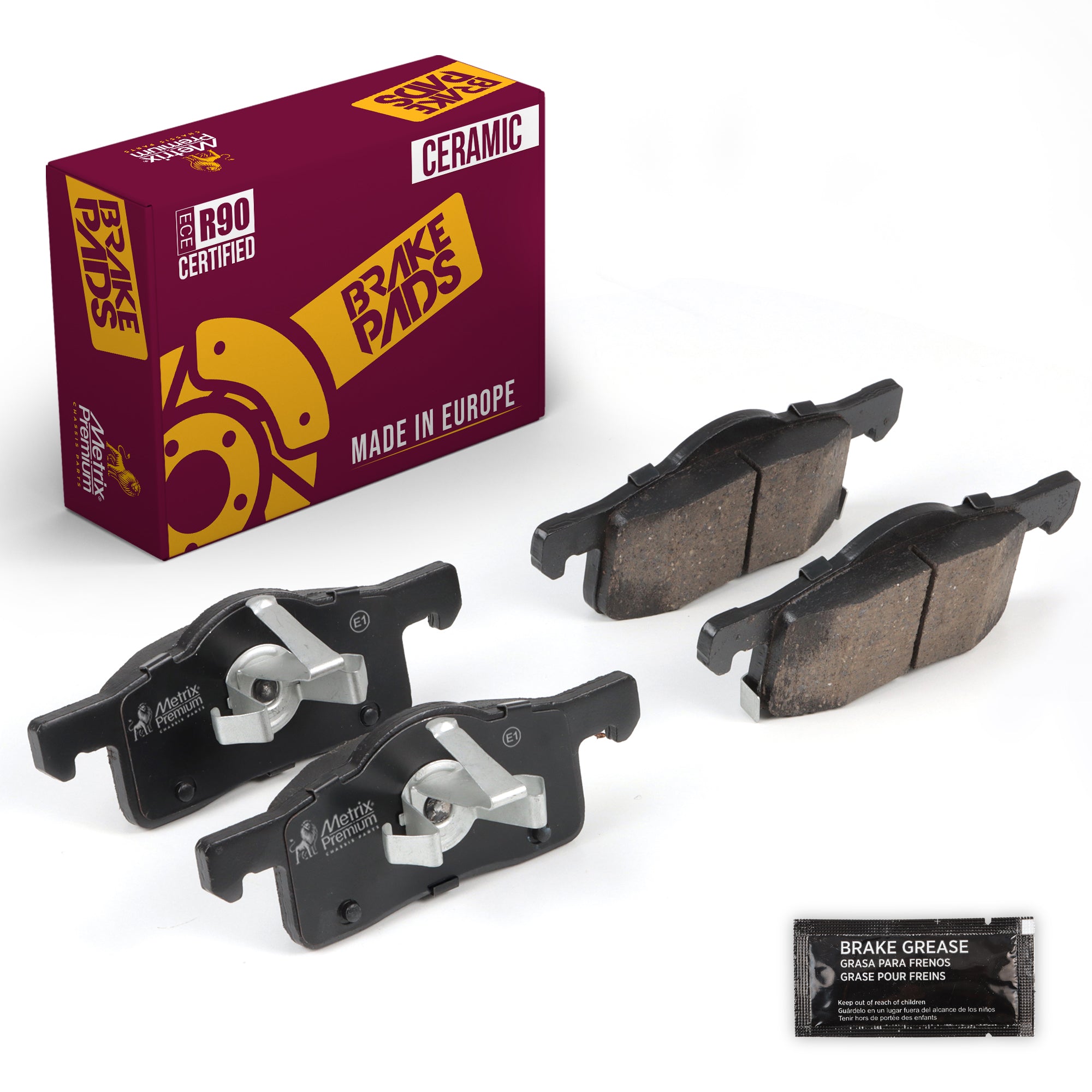 Metrix Premium Rear Disc Brake Pad Set 94323MC OEM fit auto parts