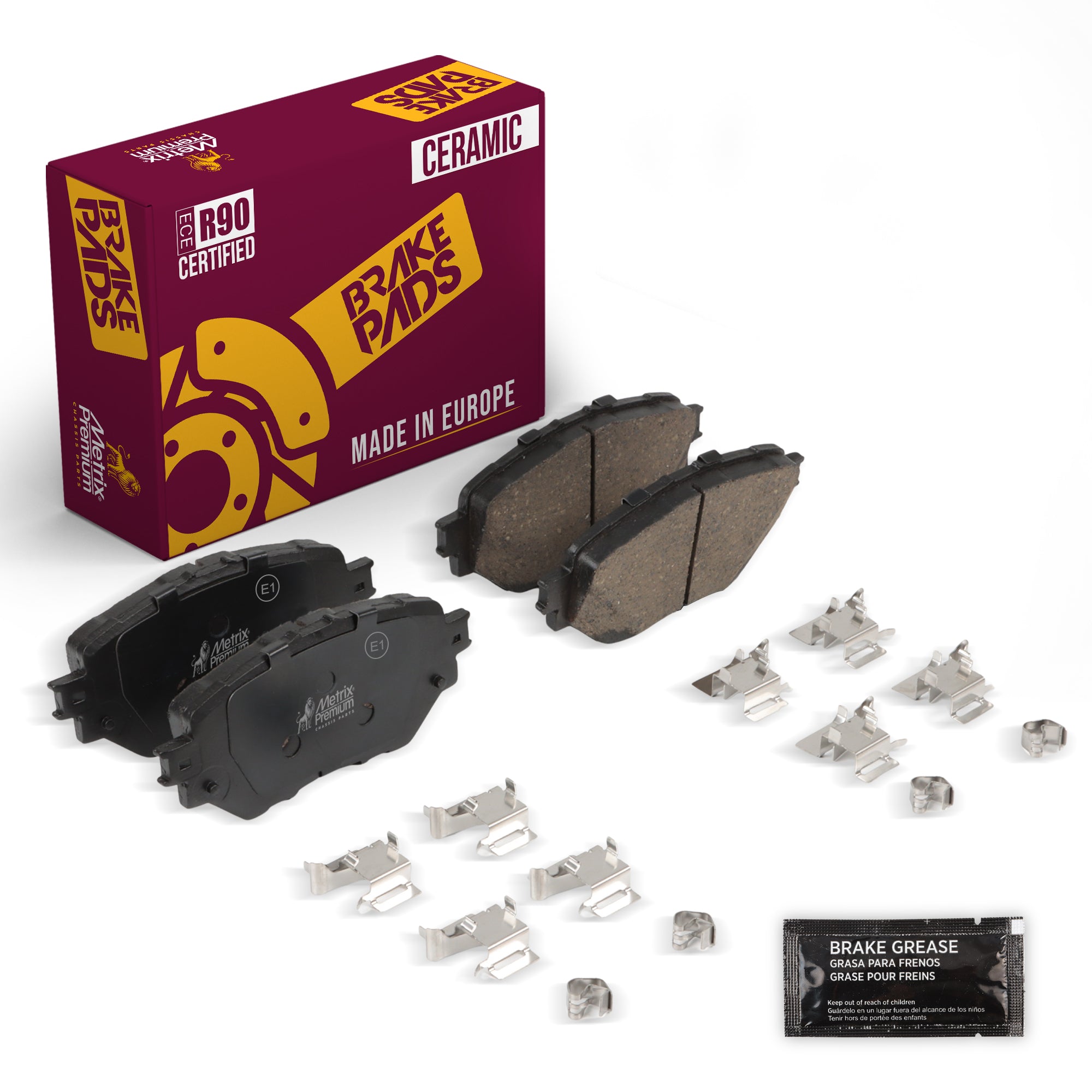 Metrix Premium Front Disc Brake Pad Set 94335MC OEM fit auto parts