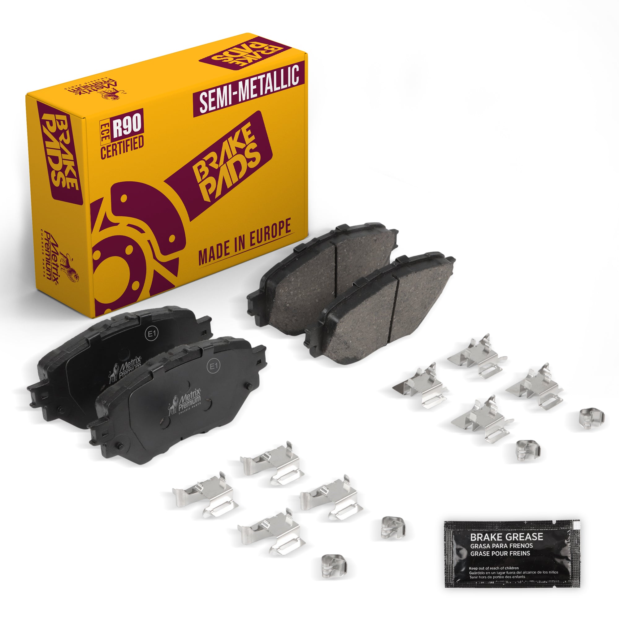 Metrix Premium Chassis Parts Front Disc Brake Pad Set 94335MS OEM fit auto parts