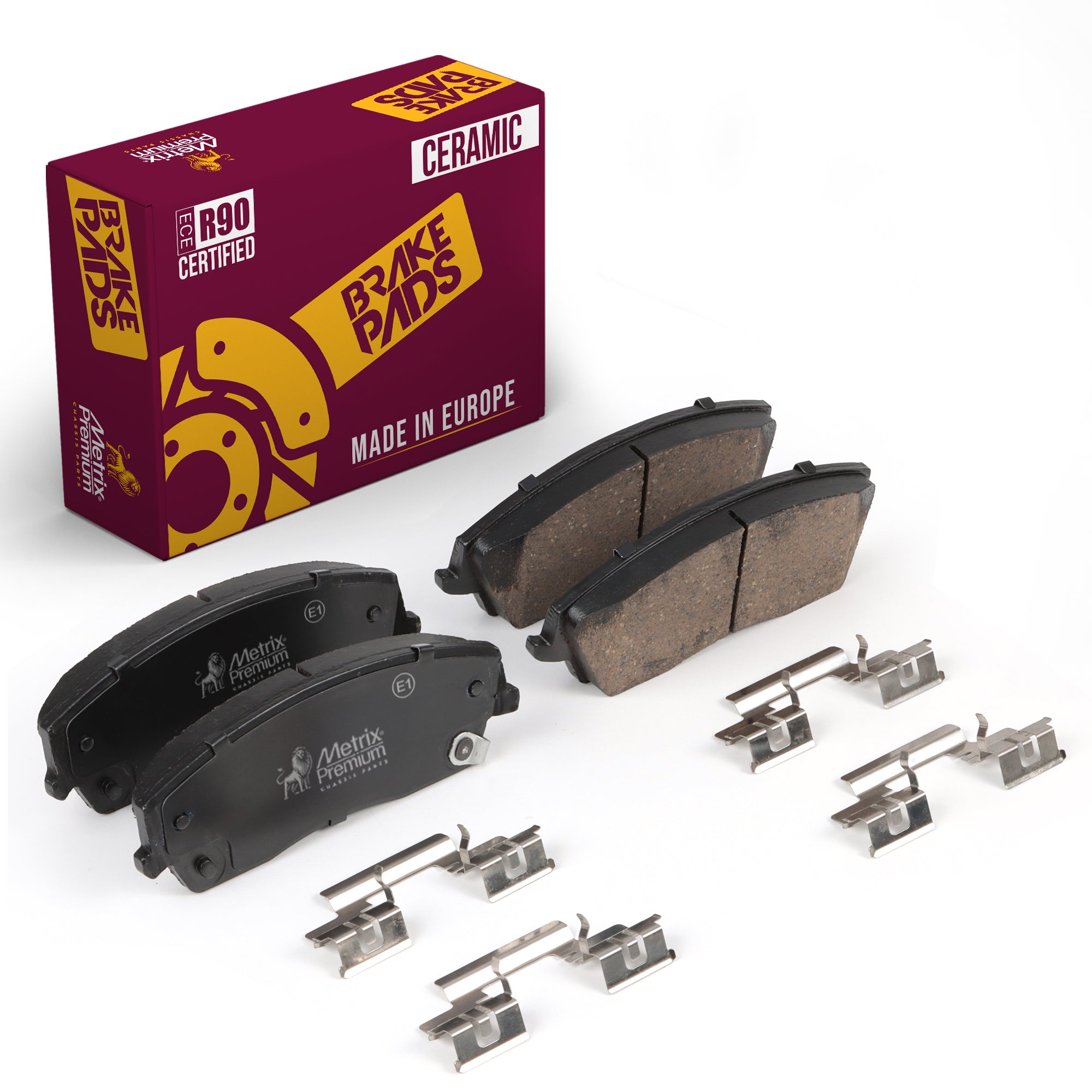 Metrix Premium Chassis Parts Front Disc Brake Pad Set 94342MC for CHRYSLER, DODGE