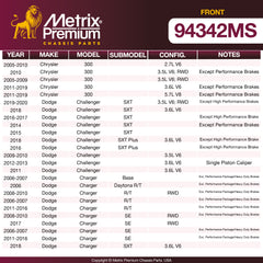 Metrix Premium Chassis Parts suspension steering brake parts