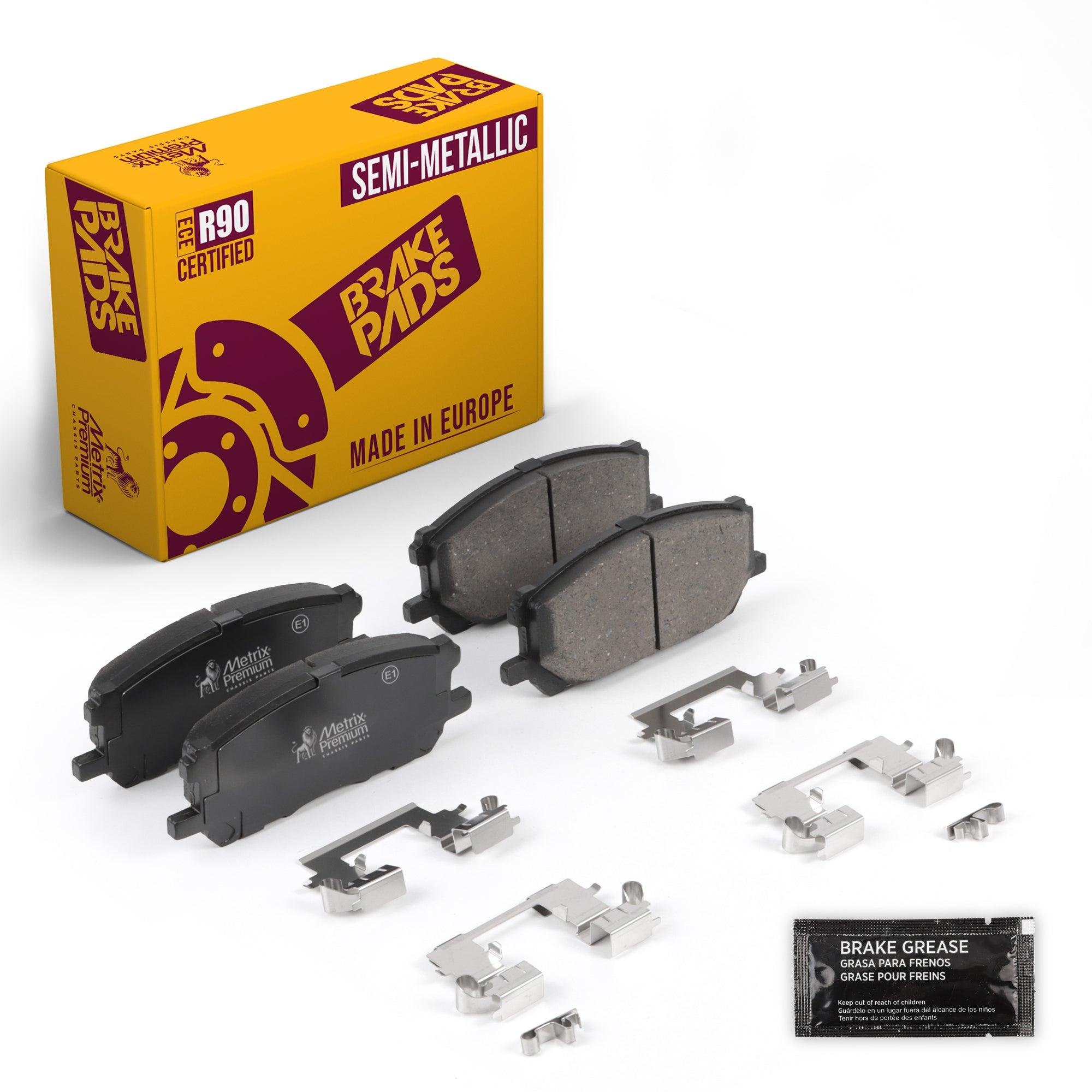 Metrix Premium Chassis Parts Front Disc Brake Pad Set 94356MS OEM fit auto parts