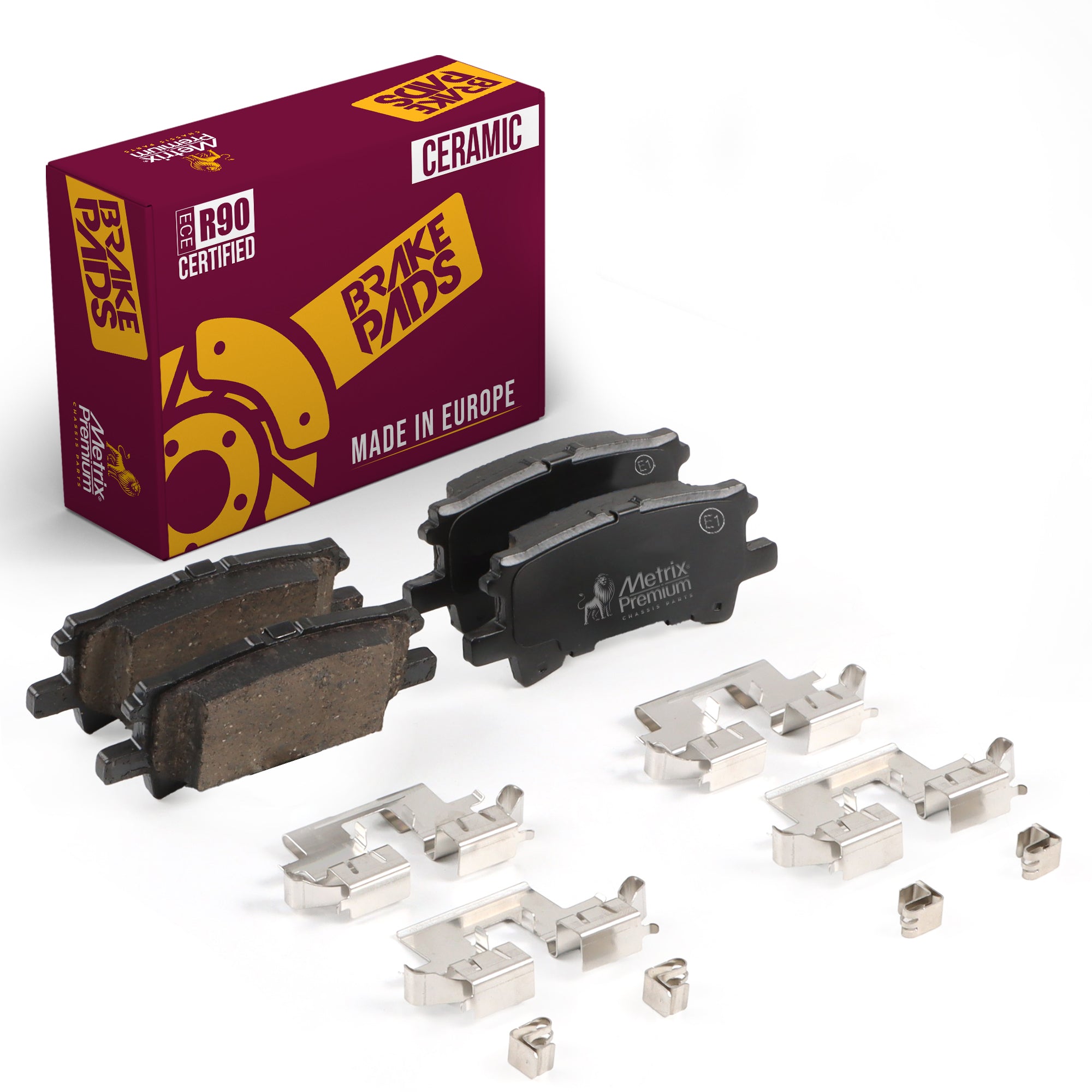 Metrix Premium Rear Disc Brake Pad Set 94358MC OEM fit auto parts