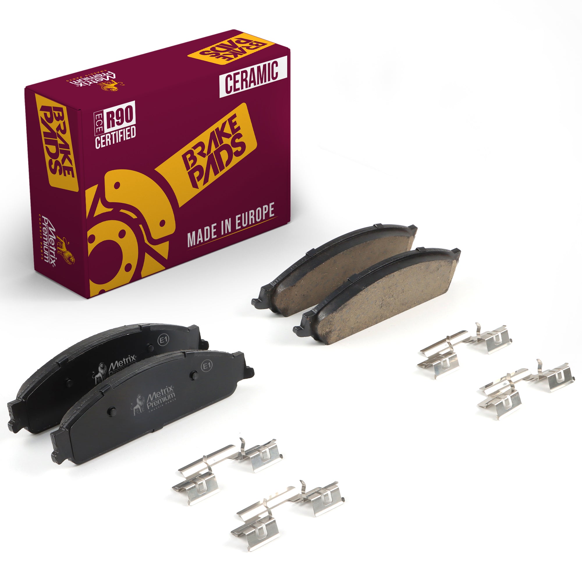 Metrix Premium Front Disc Brake Pad Set 94364MC OEM fit auto parts