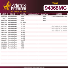 Metrix Premium Chassis Parts suspension steering brake parts