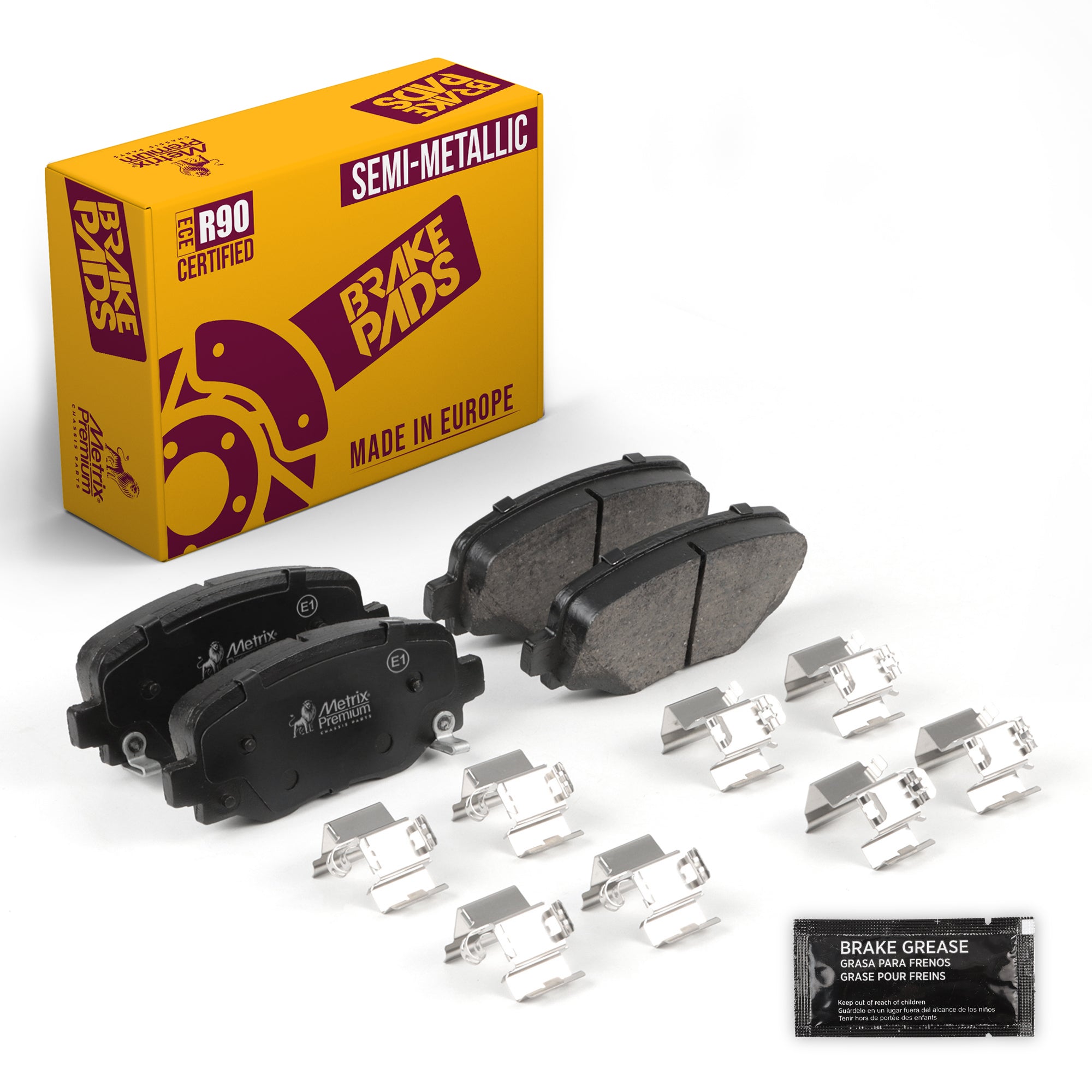 Metrix Premium Chassis Parts Rear Disc Brake Pad Set 94370MS OEM fit auto parts