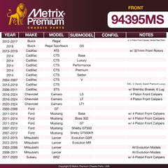 Metrix Premium Chassis Parts suspension steering brake parts