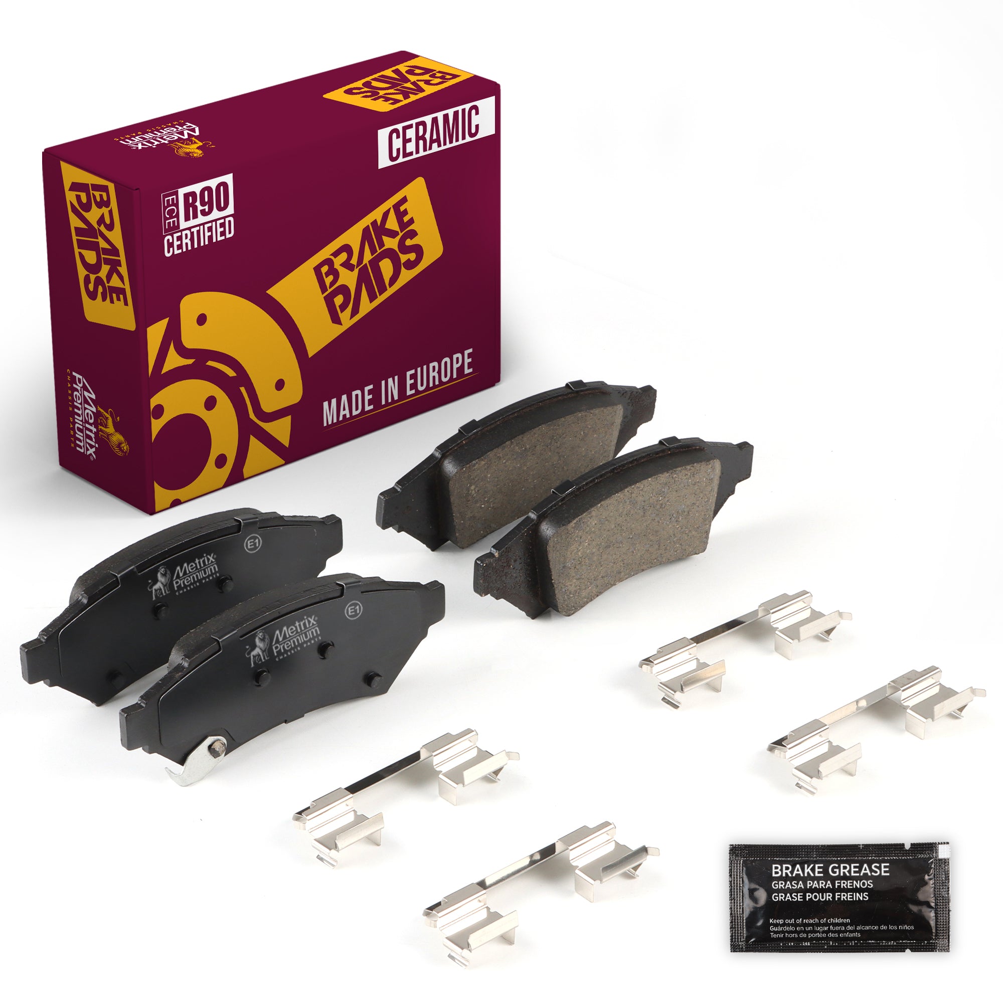 Metrix Premium Chassis Parts Front Disc Brake Pad Set 94406MC OEM fit auto parts