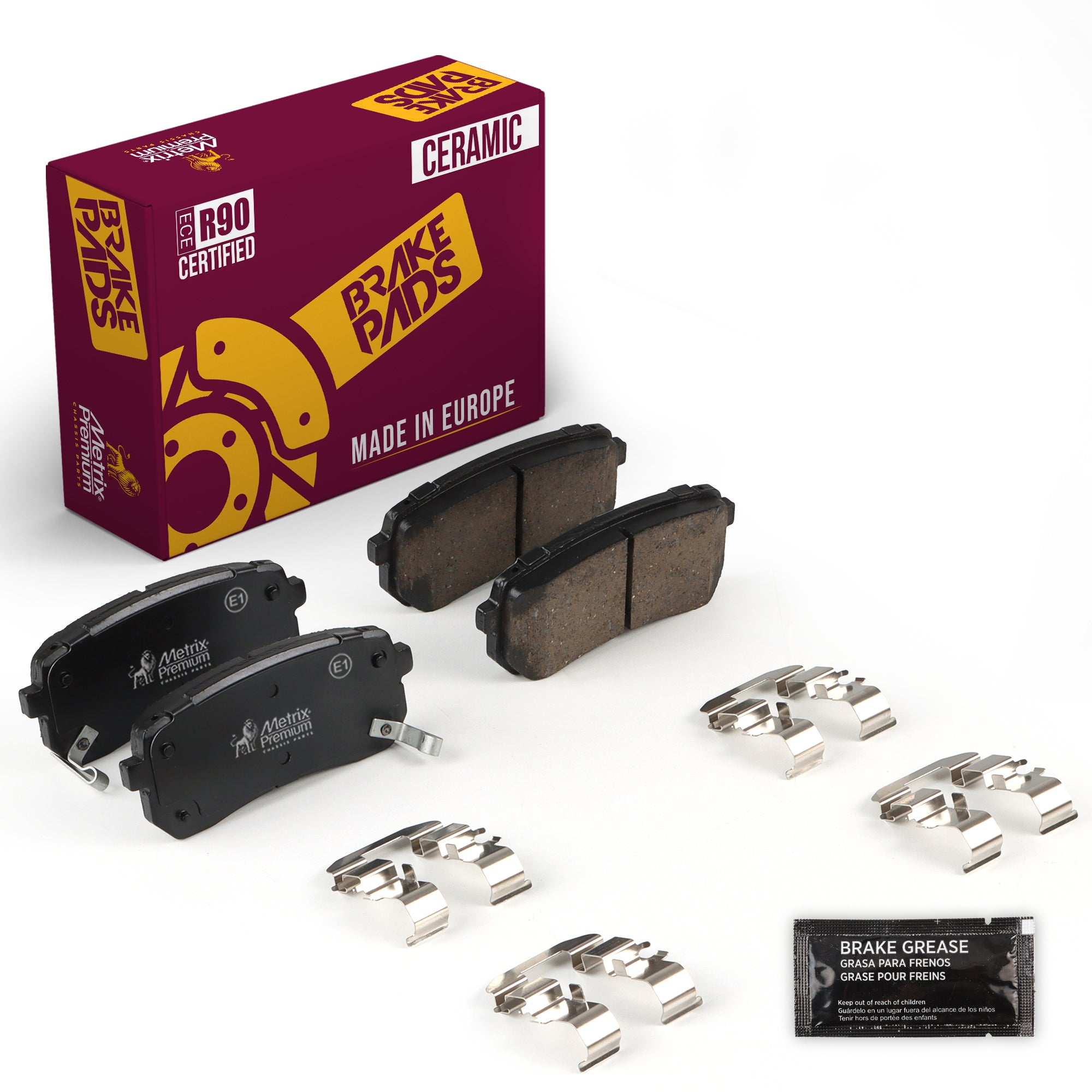 Metrix Premium Chassis Parts Rear Disc Brake Pad Set 94419MC OEM fit auto parts