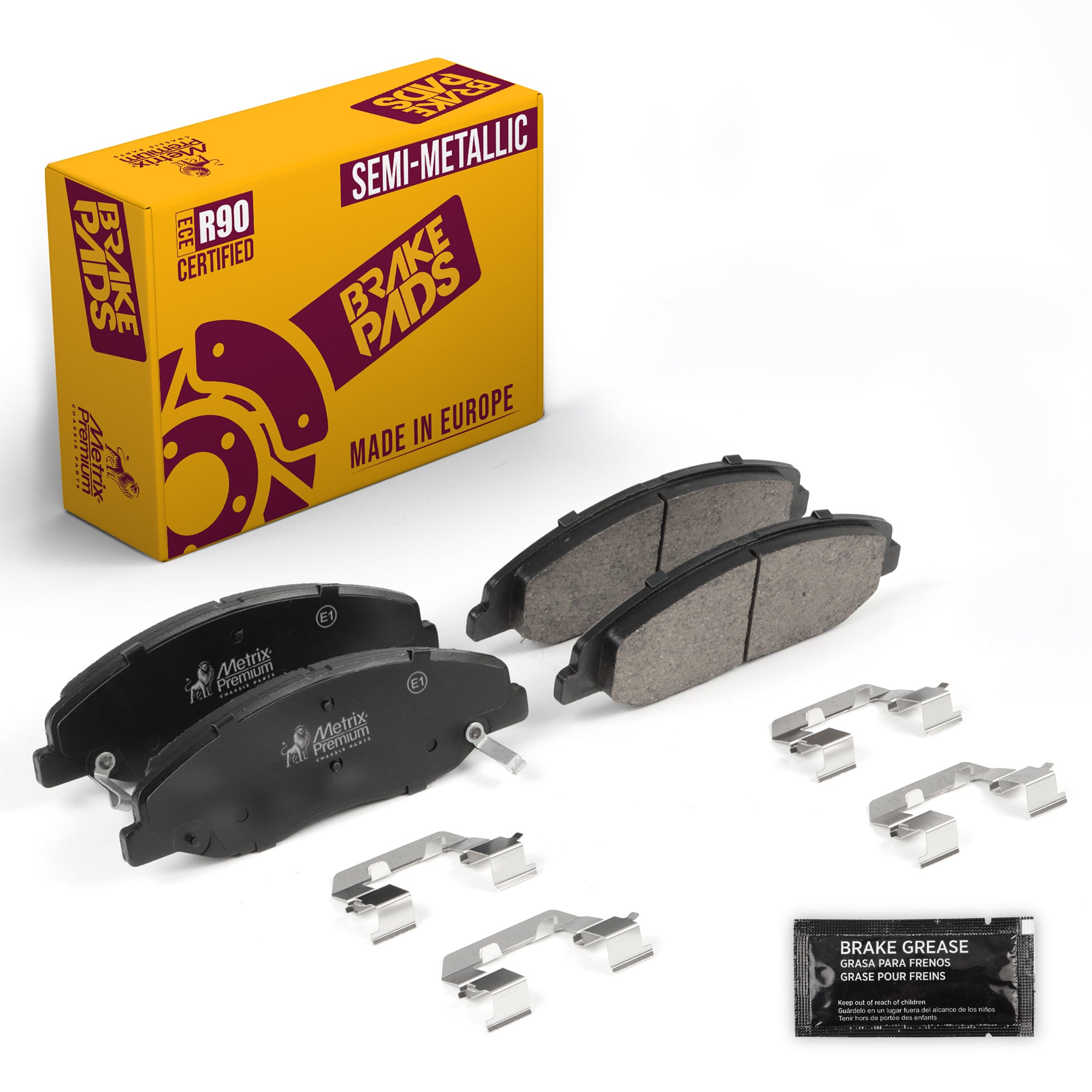 Metrix Premium Chassis Parts Front Disc Brake Pad Set 94430MS OEM fit auto parts
