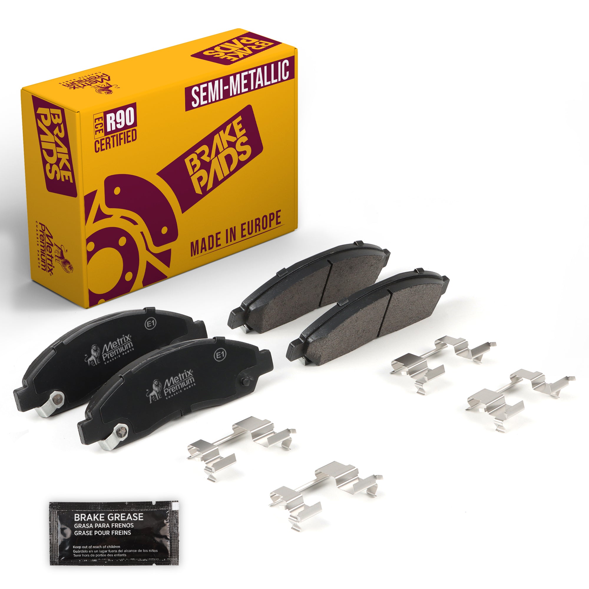 Metrix Premium Front Disc Brake Pad Set 94431MS OEM fit auto parts