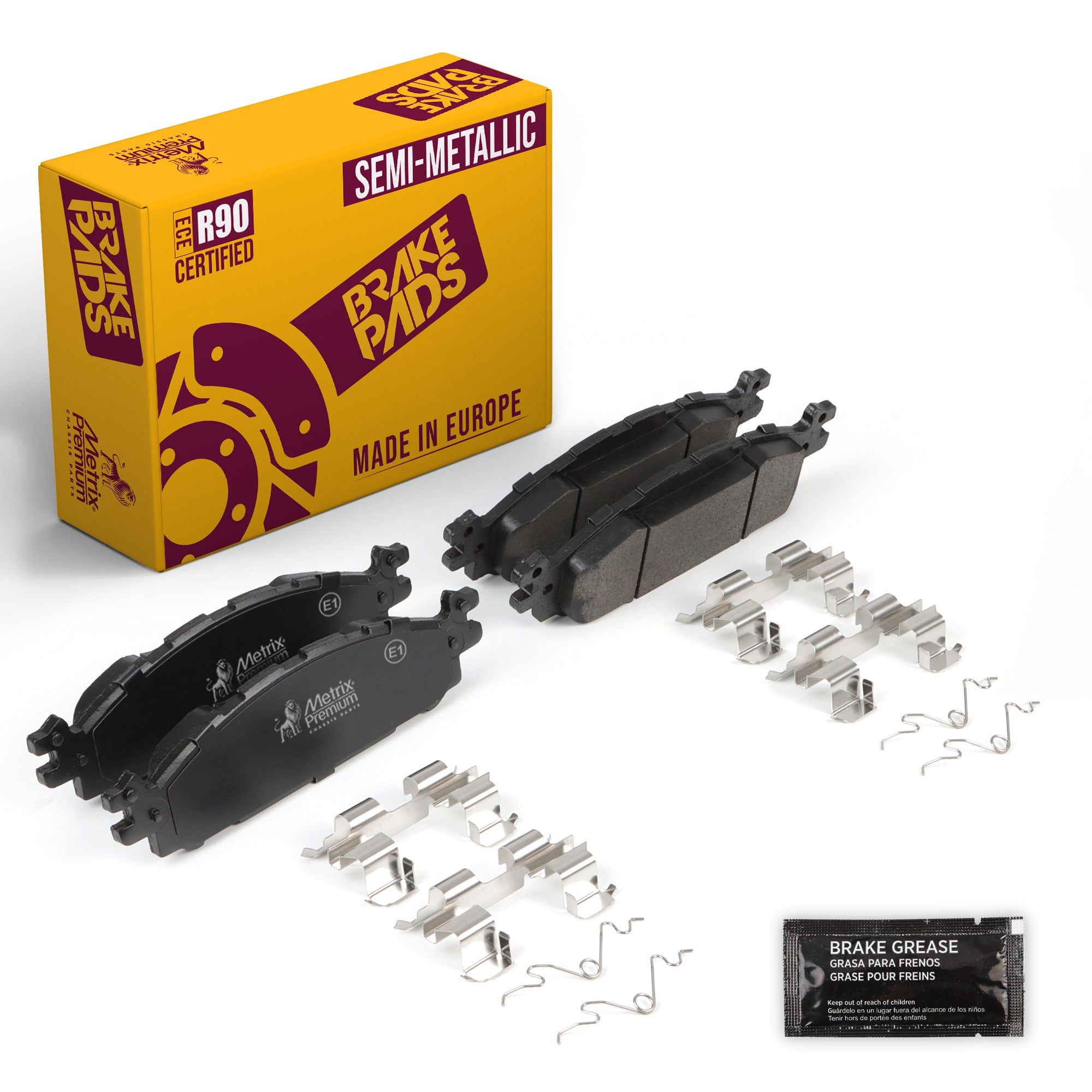 Metrix Premium Front Disc Brake Pad Set 94439MS OEM fit auto parts