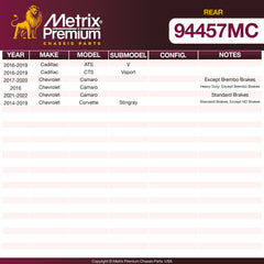 Metrix Premium Rear Disc Brake Pad Set 94457MC OEM fit spare parts