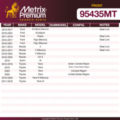 Metrix Premium Front Stabilizer Bar Link Kit 95435MT OEM fit spare parts