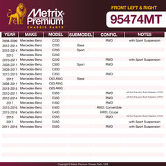 Metrix Premium Chassis Parts 2 PC Front Left & Right Stabilizer Bar Link Kit 95474MT aftermarket car parts