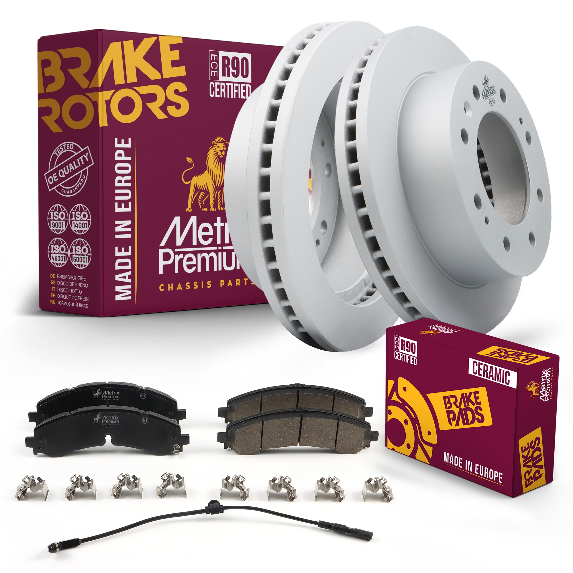 Metrix Premium Front Brake Kit 95704MT OEM fit auto parts