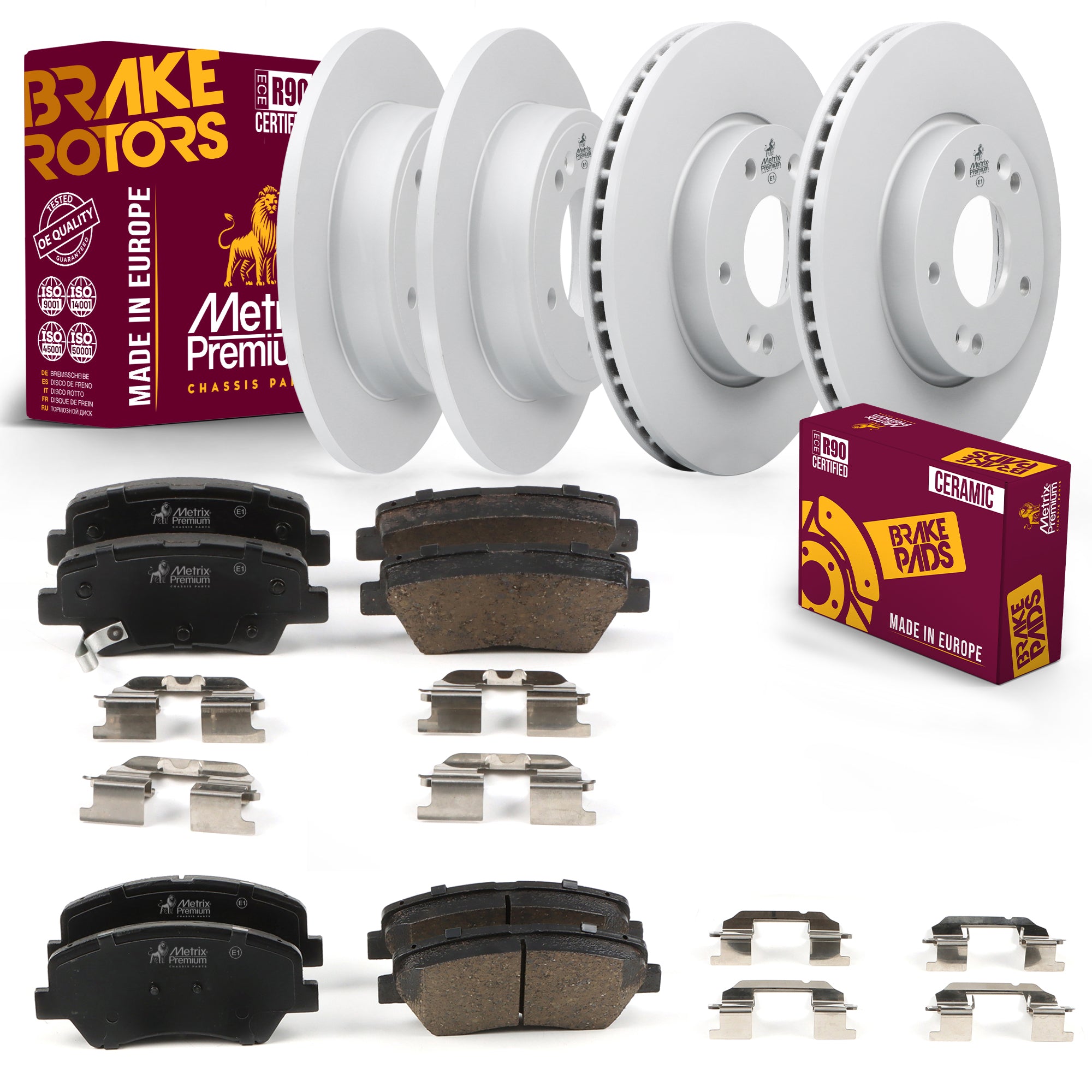 Metrix Premium Front & Rear Brake Kit 95710MT OEM fit auto parts