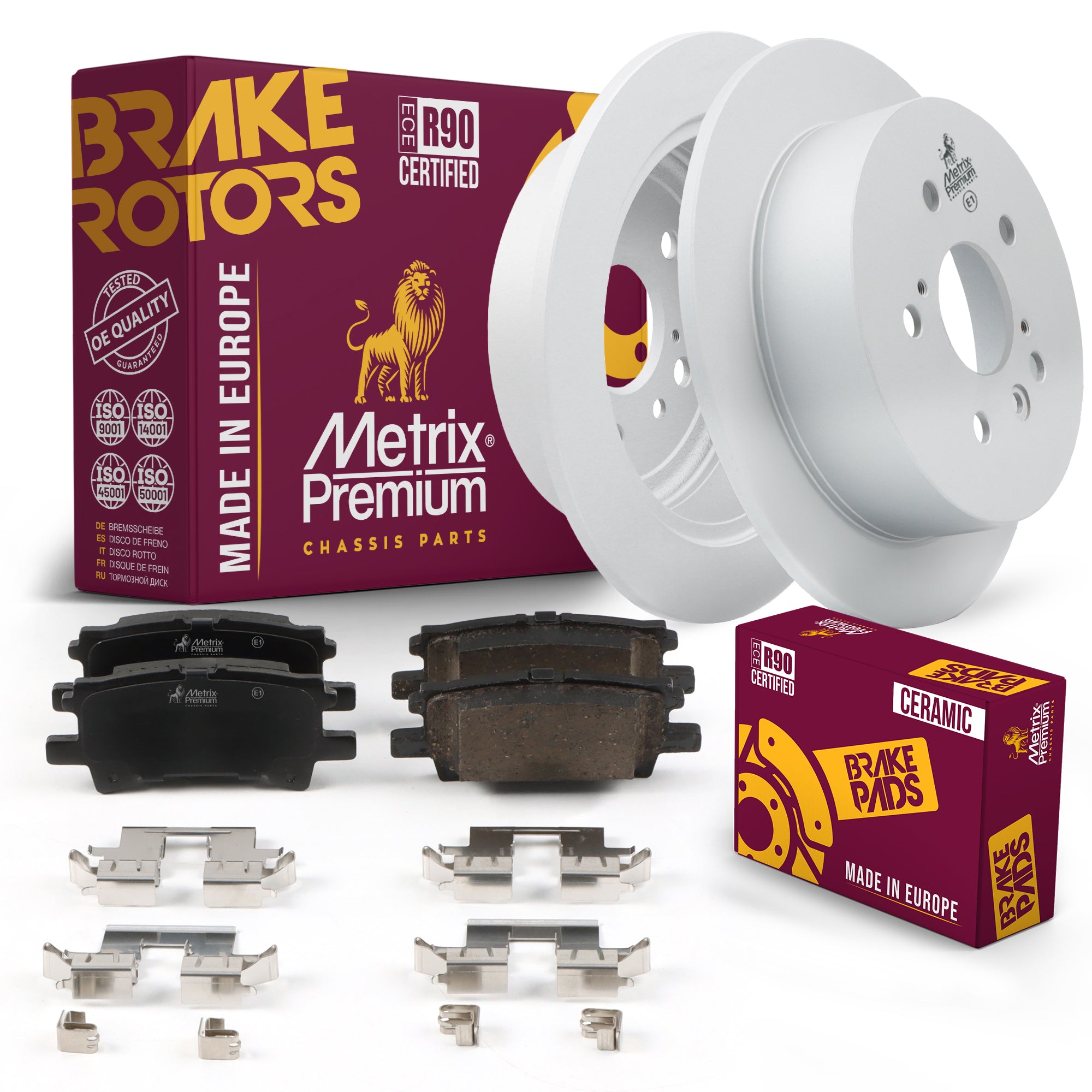 Metrix Premium Rear Brake Kit 95725MT OEM fit auto parts