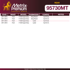 Metrix Premium Rear Brake Kit 95730MT suspension steering brake parts