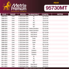 Metrix Premium Rear Brake Kit 95730MT OEM fit spare parts