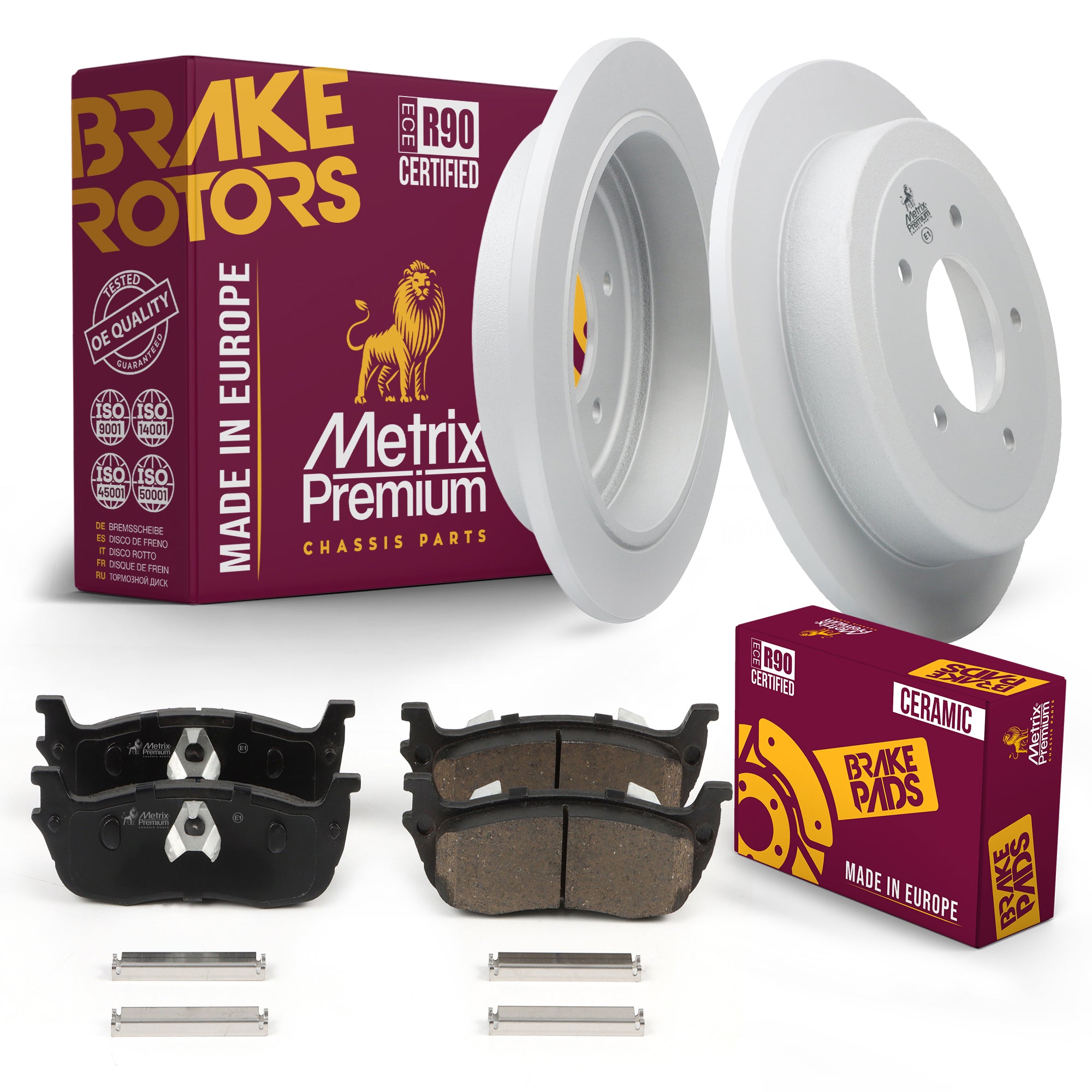 Metrix Premium Rear Brake Kit 95732MT OEM fit auto parts