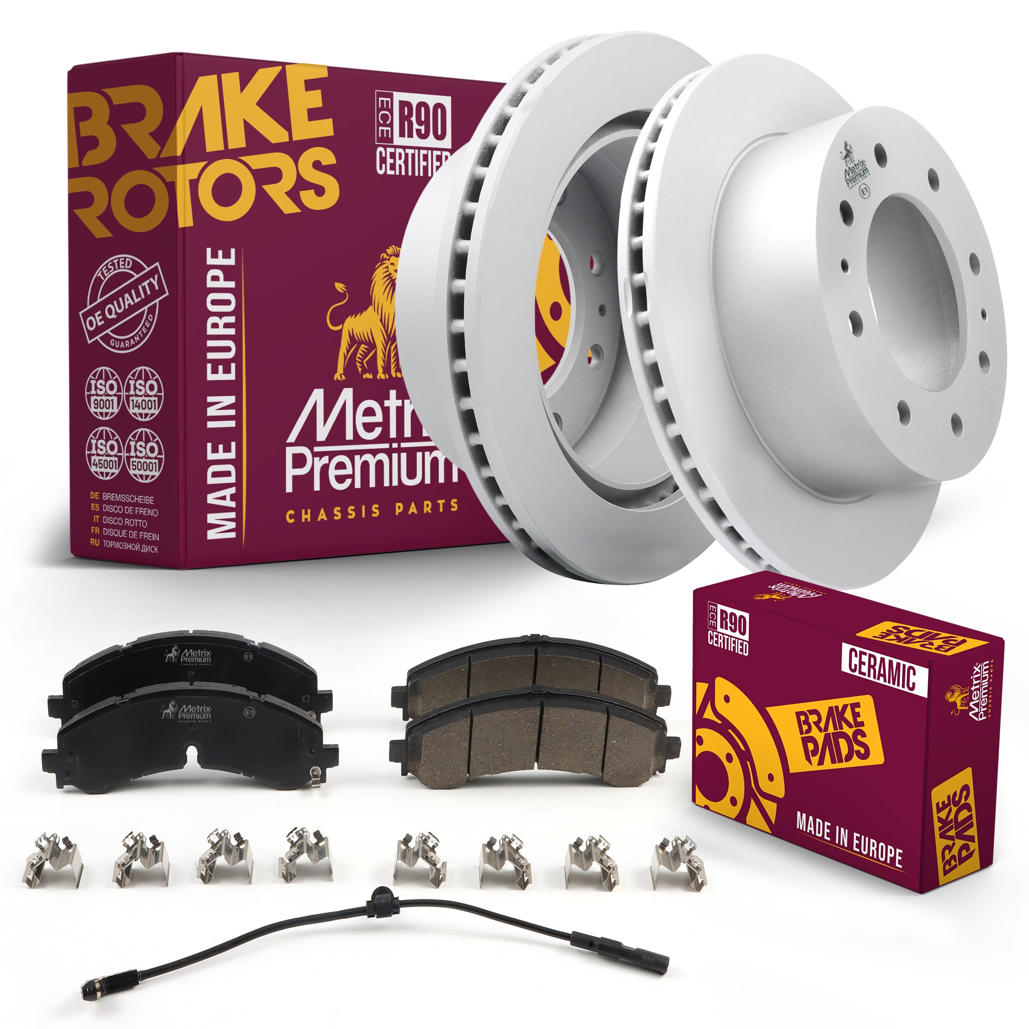 Metrix Premium Rear Brake Kit 95734MT OEM fit auto parts