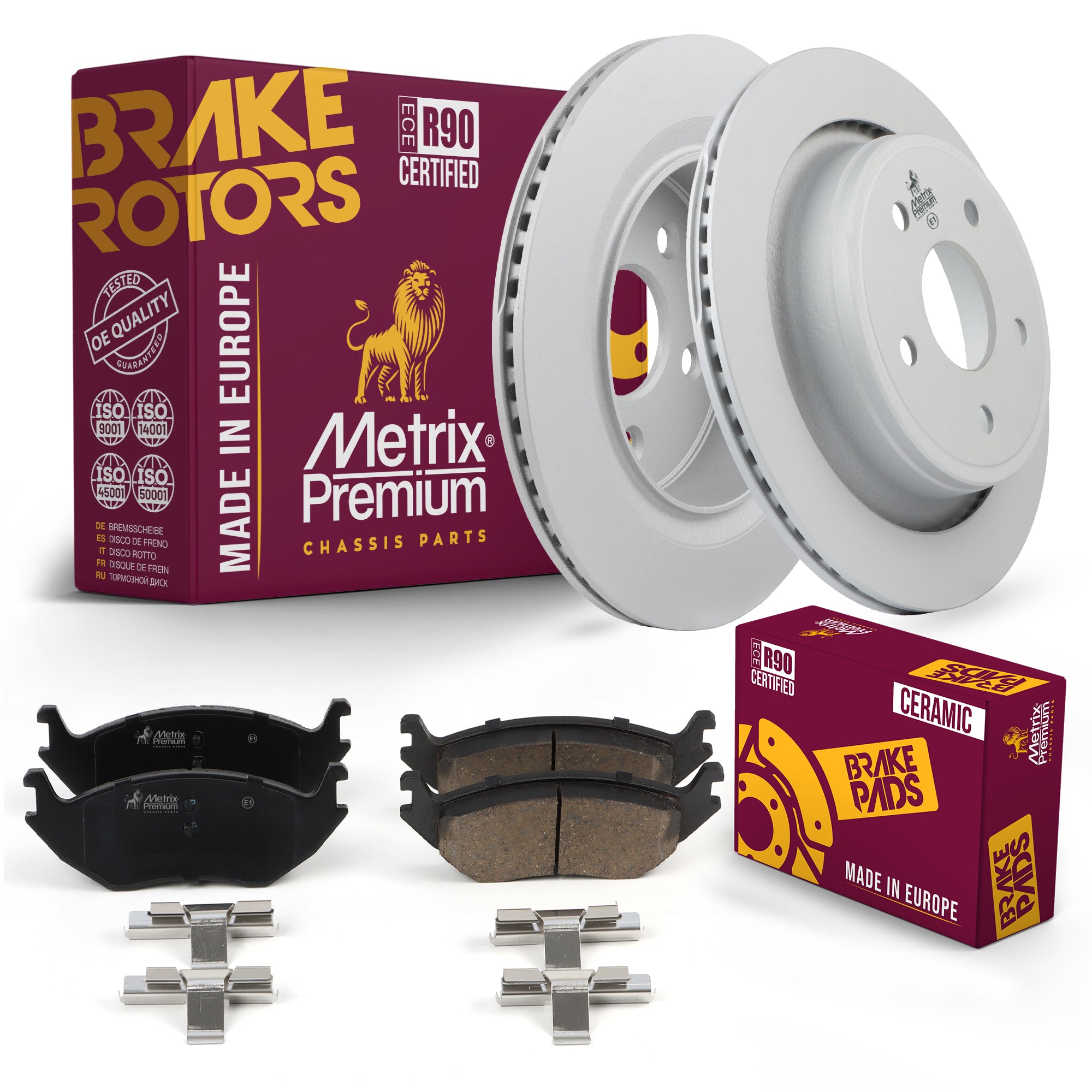 Metrix Premium Rear Brake Kit 95735MT OEM fit auto parts