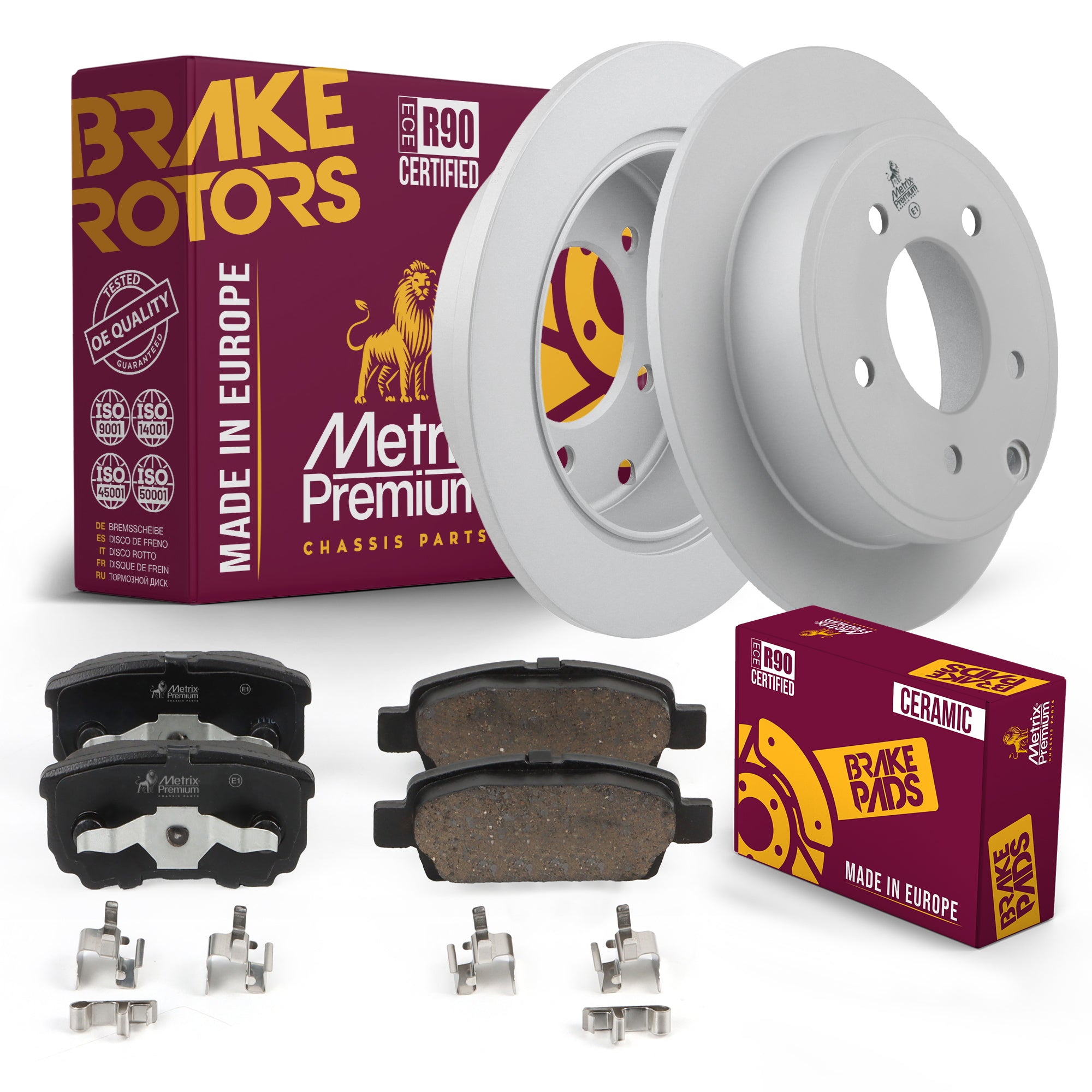 Metrix Premium Rear Brake Kit 95736MT OEM fit auto parts