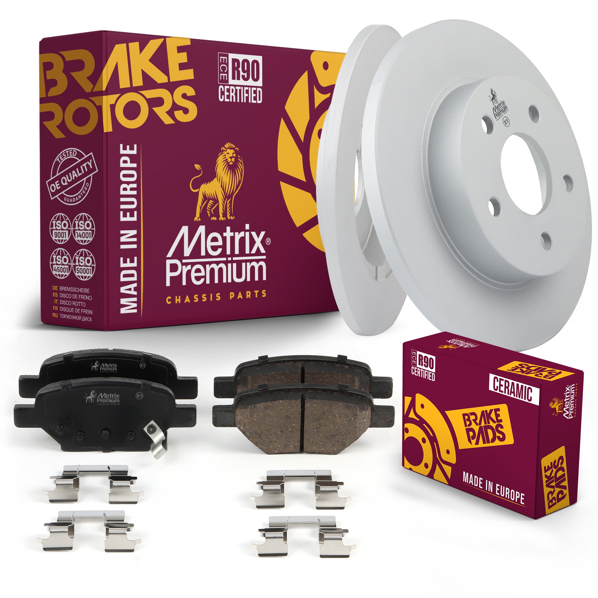 Metrix Premium Rear Brake Kit 95737MT OEM fit auto parts