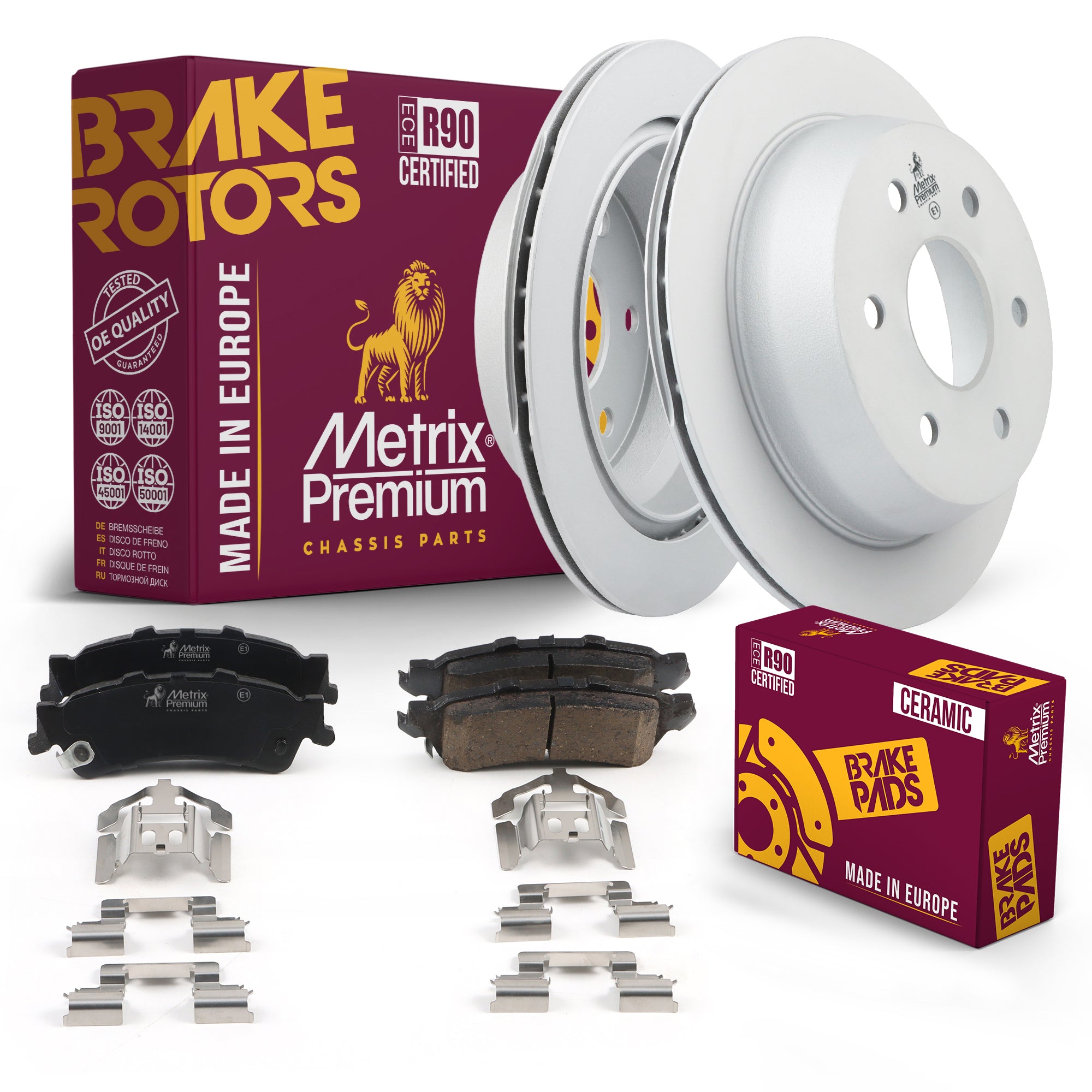 Metrix Premium Rear Brake Kit 95738MT OEM fit auto parts